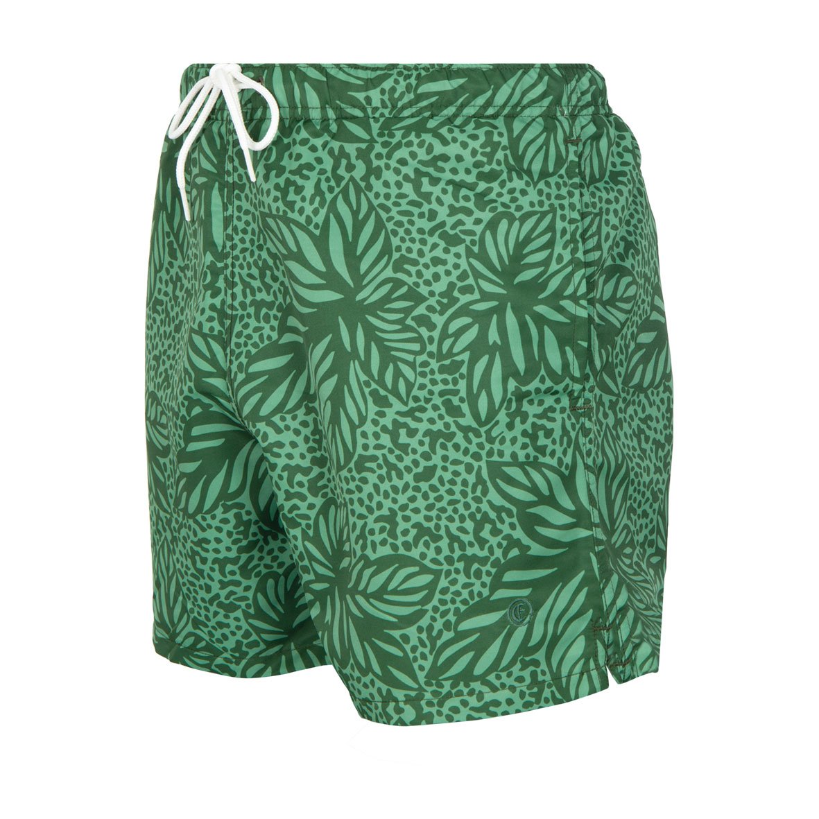 Recycled fibre Bermuda swim shorts EMINENCE Green