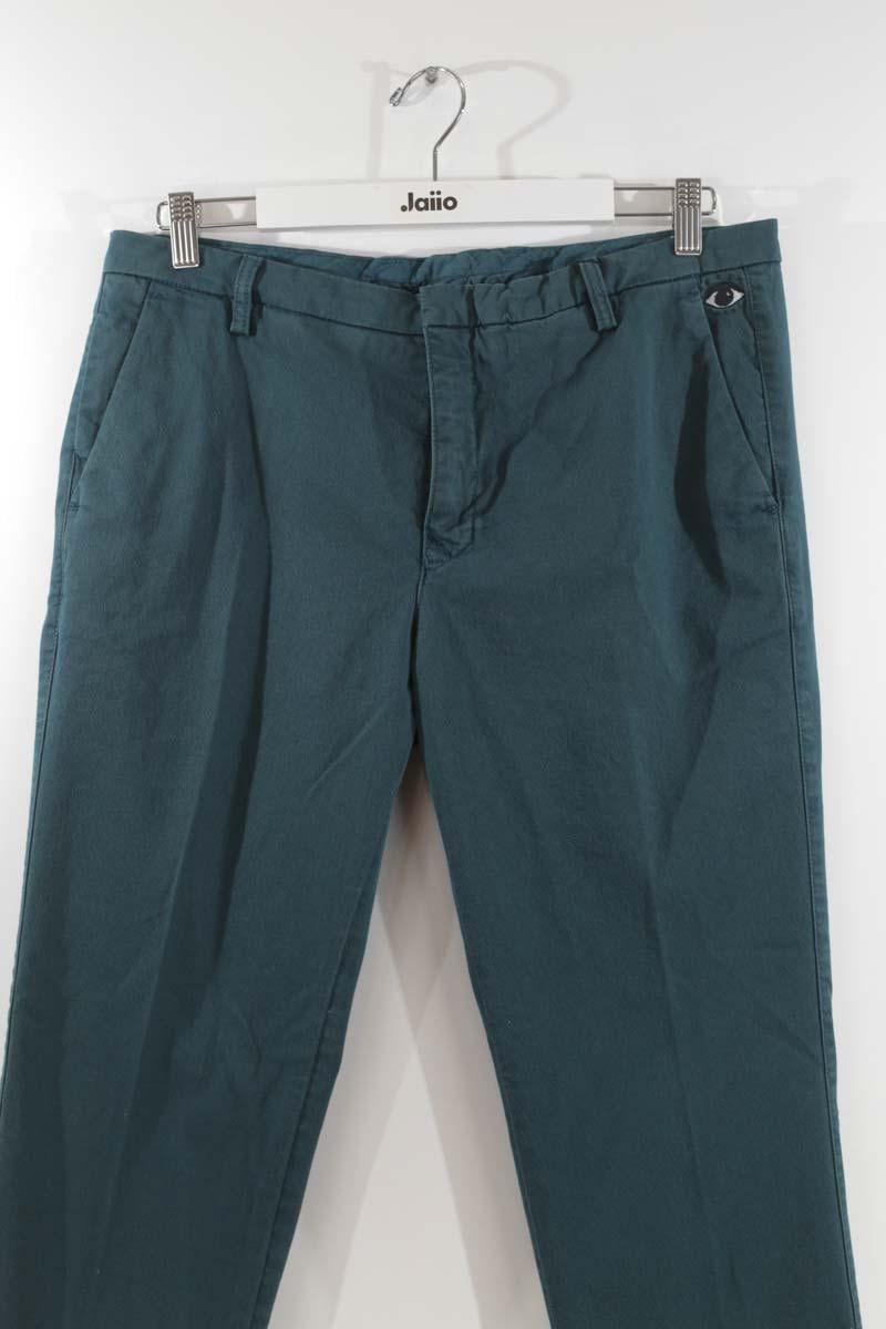 Cotton pants KENZO - SECONDE MAIN Blue