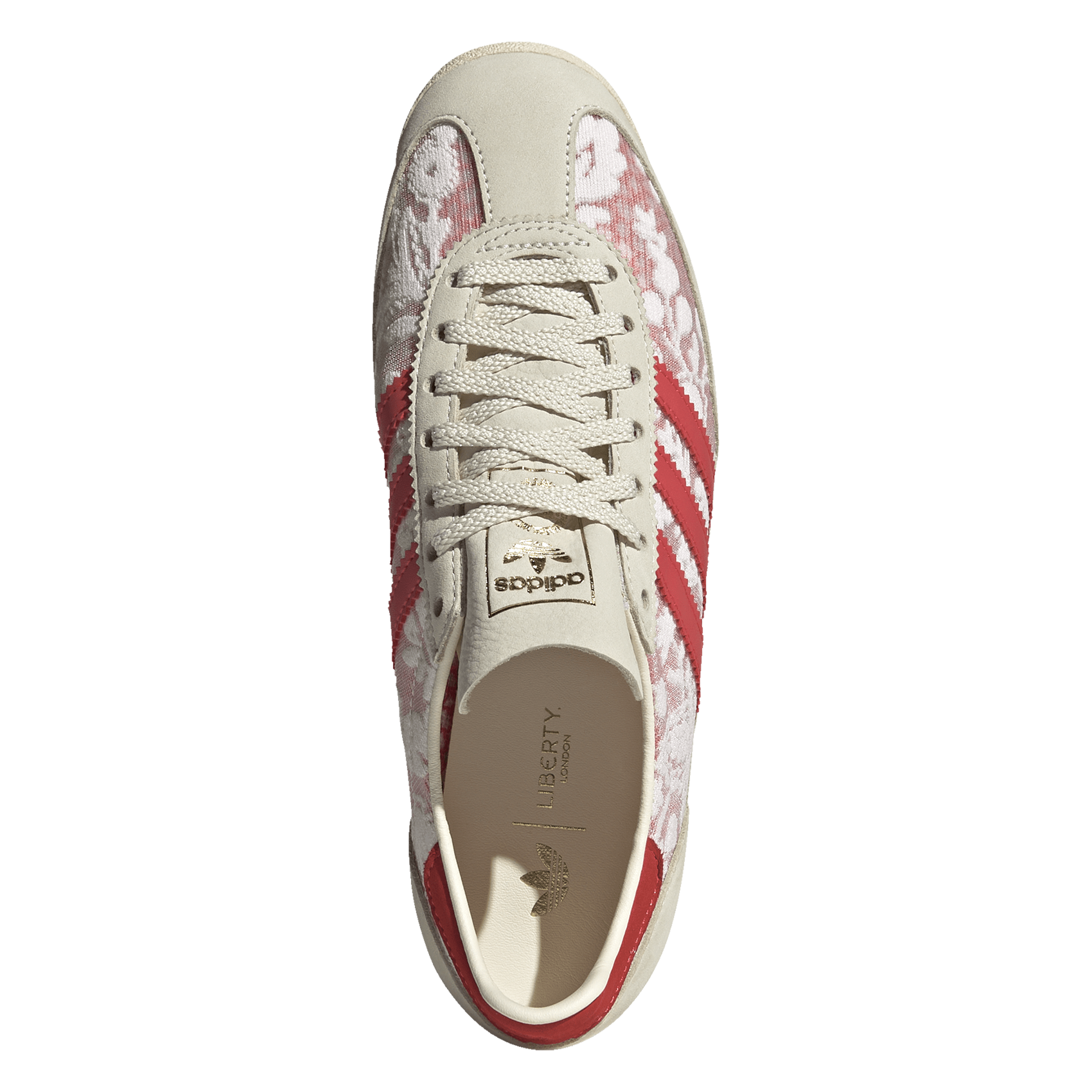 Contrasting leather-effect low-top sneakers ADIDAS Pink