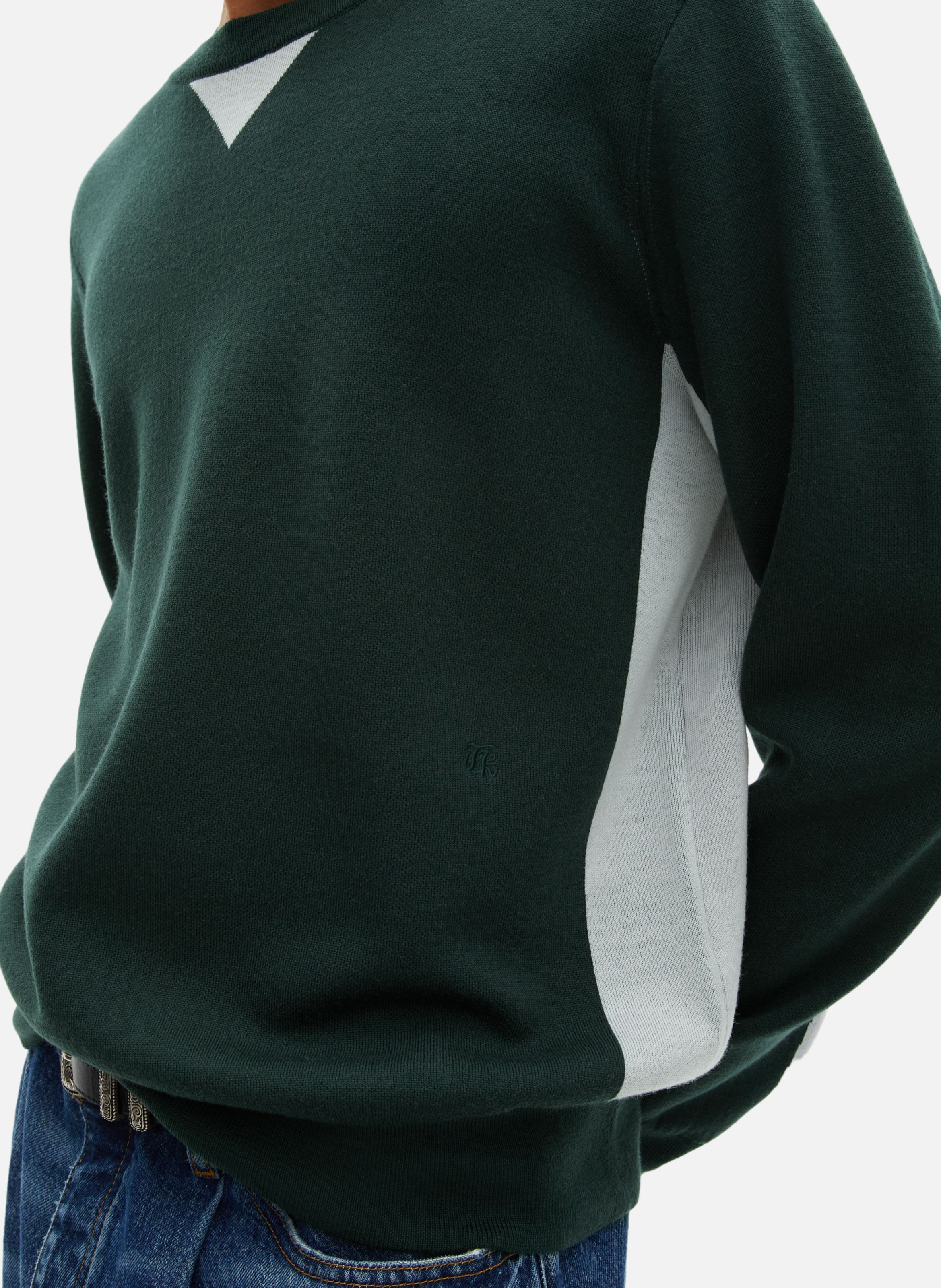 Sweater with color contrasts THE KOOPLES Grey