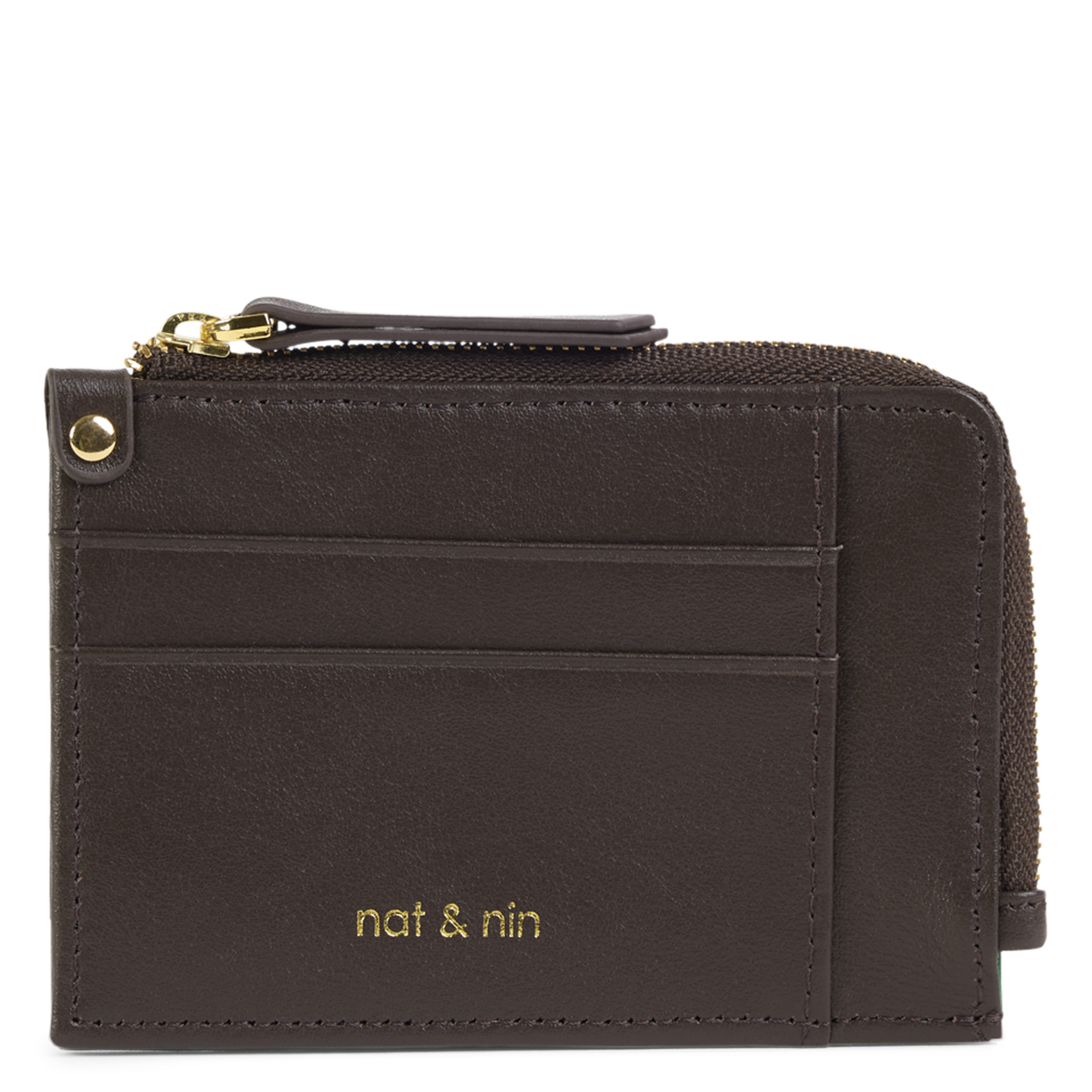 Porte-cartes en cuir NAT & NIN