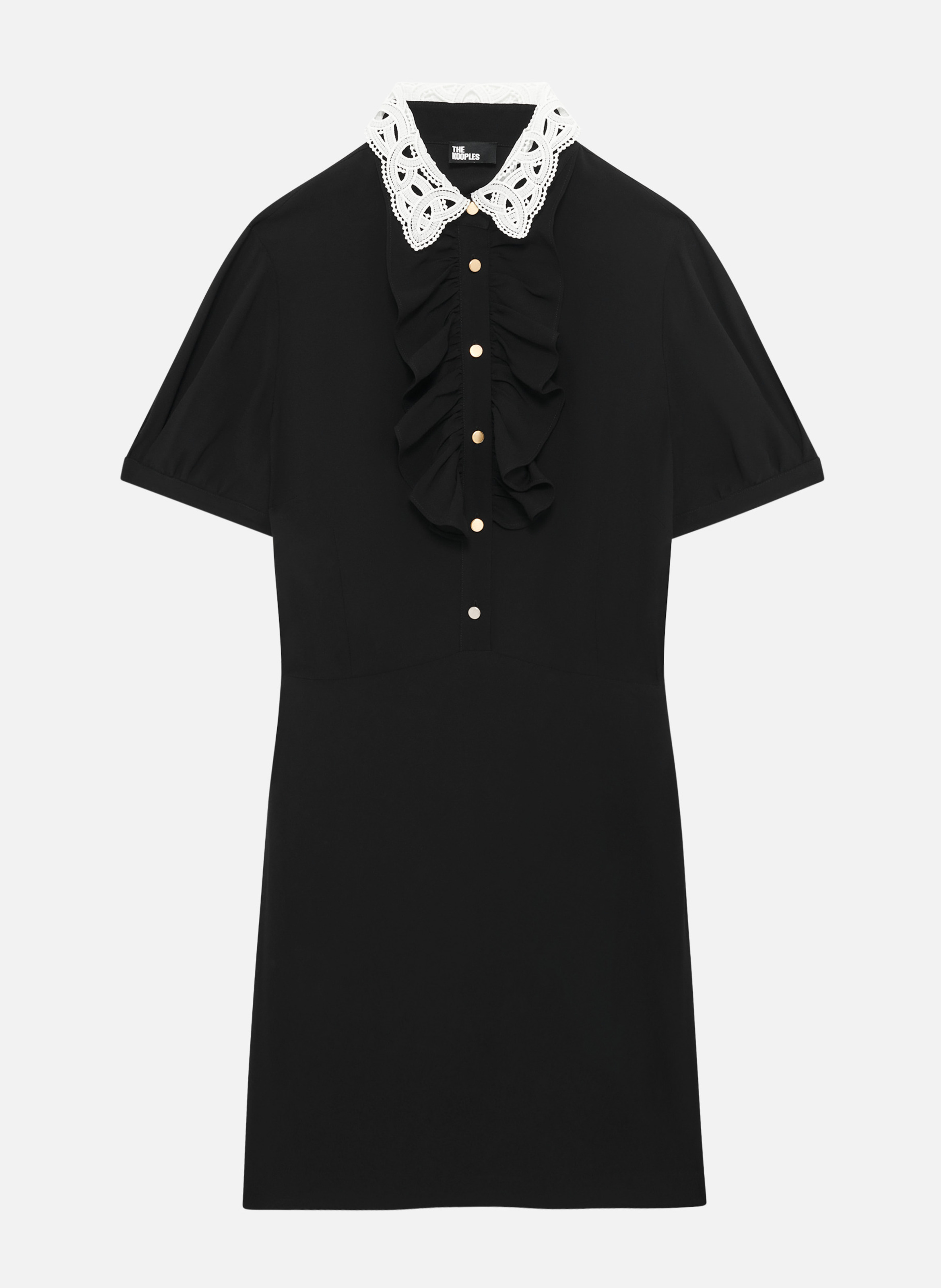 Cotton dress THE KOOPLES Black