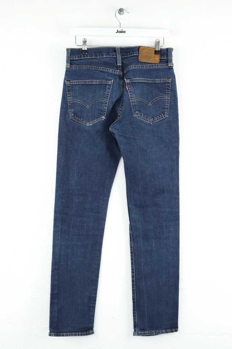 Cotton straight jeans LEVI'S - Seconde main Blue