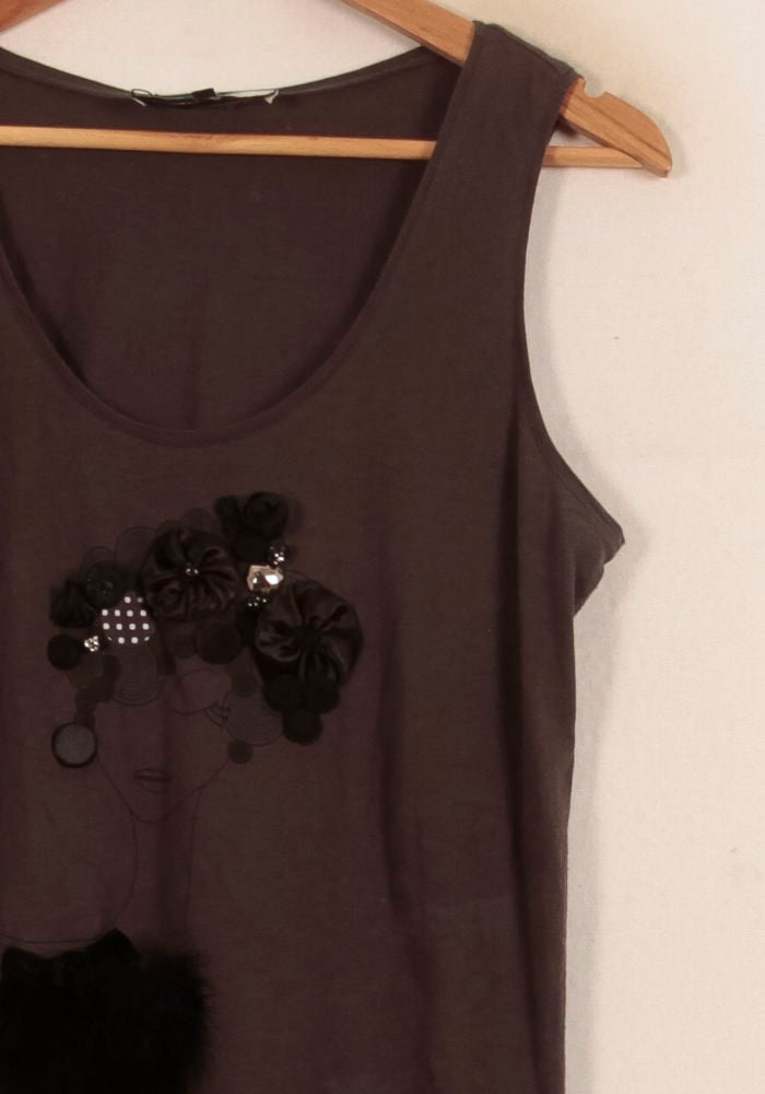 Top & tank top TARA JARMON - Seconde Main Grey