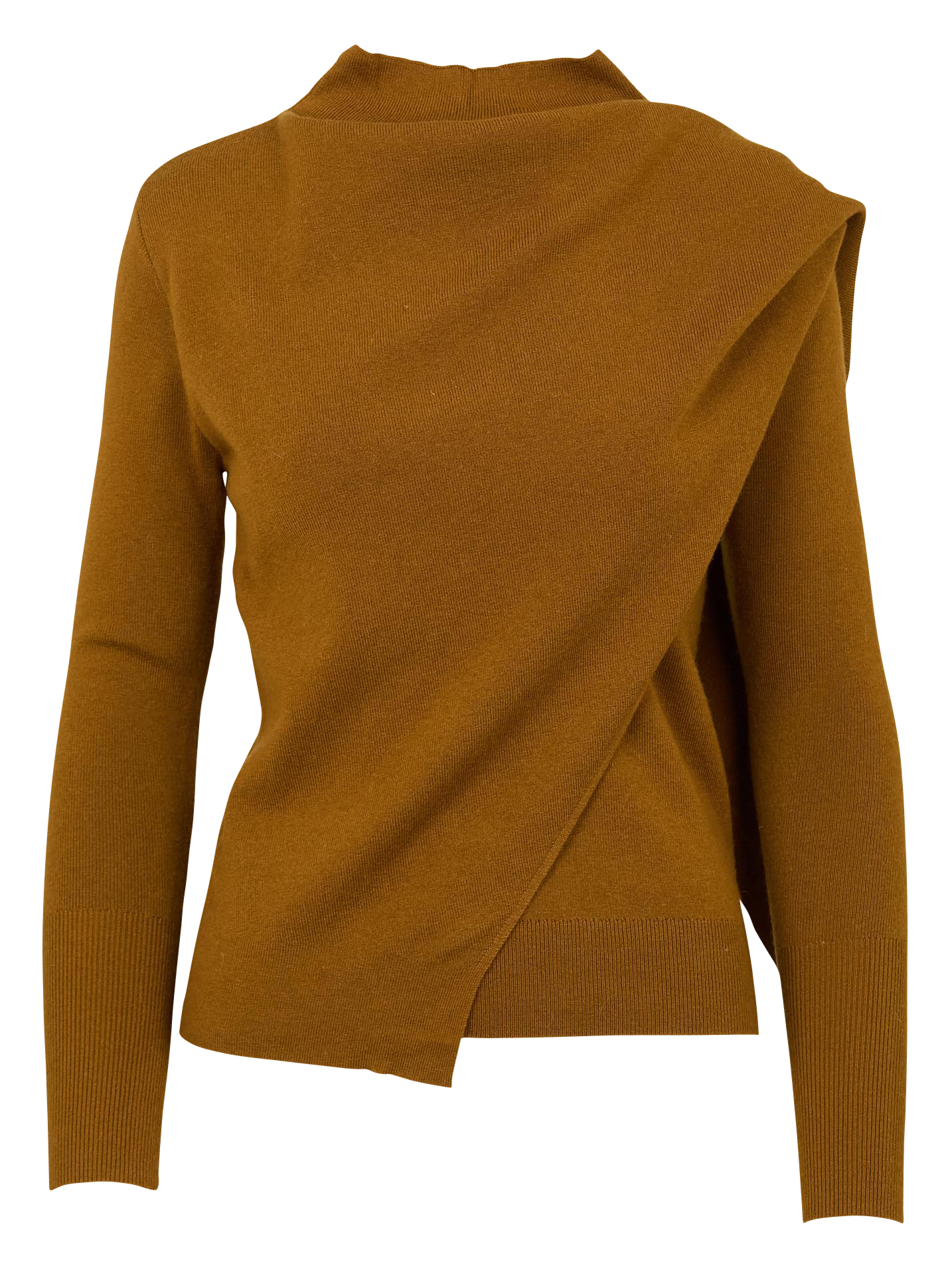 Round-neck mixed-knit cardigan SOPHIE+LUCIE Brown