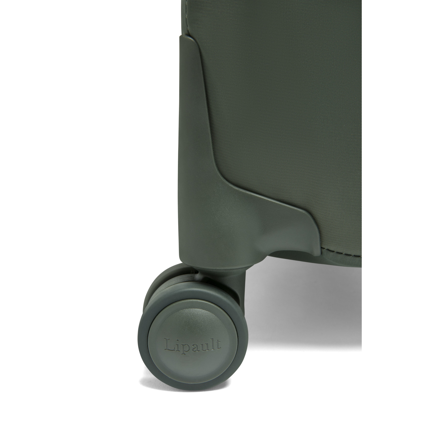 Feather suitcase 4 wheels size M LIPAULT Green