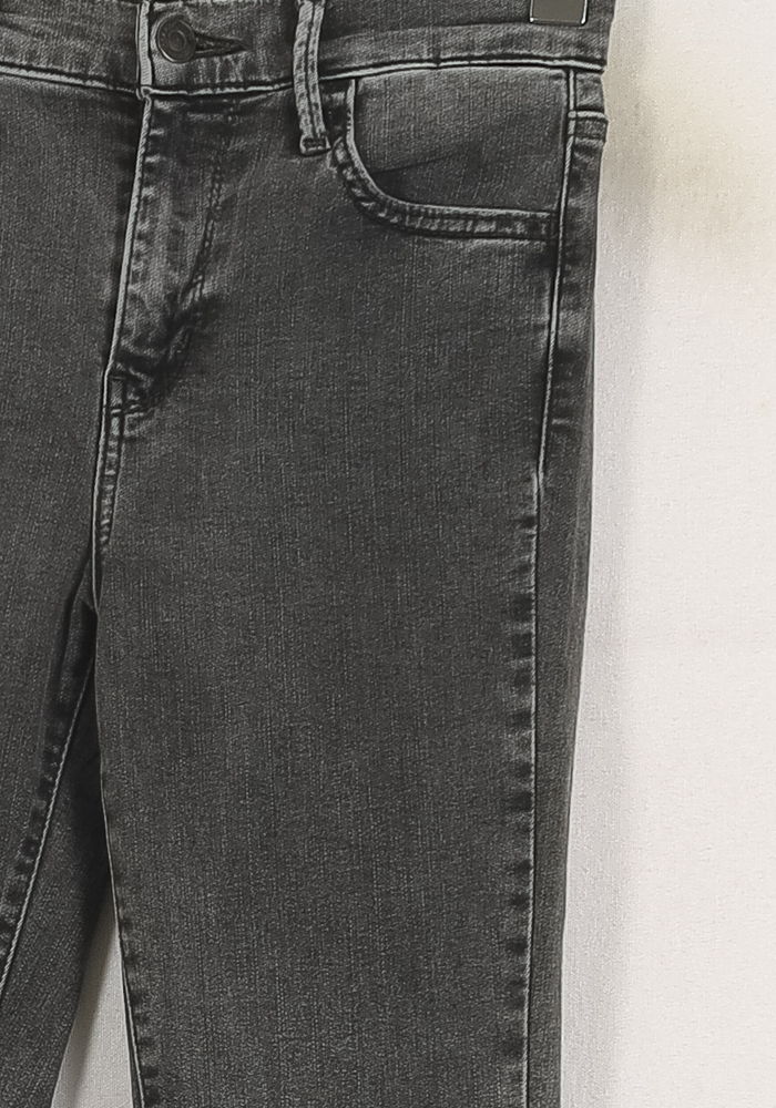 Cropped slim jeans with studs LEVI'S - Seconde main Grey