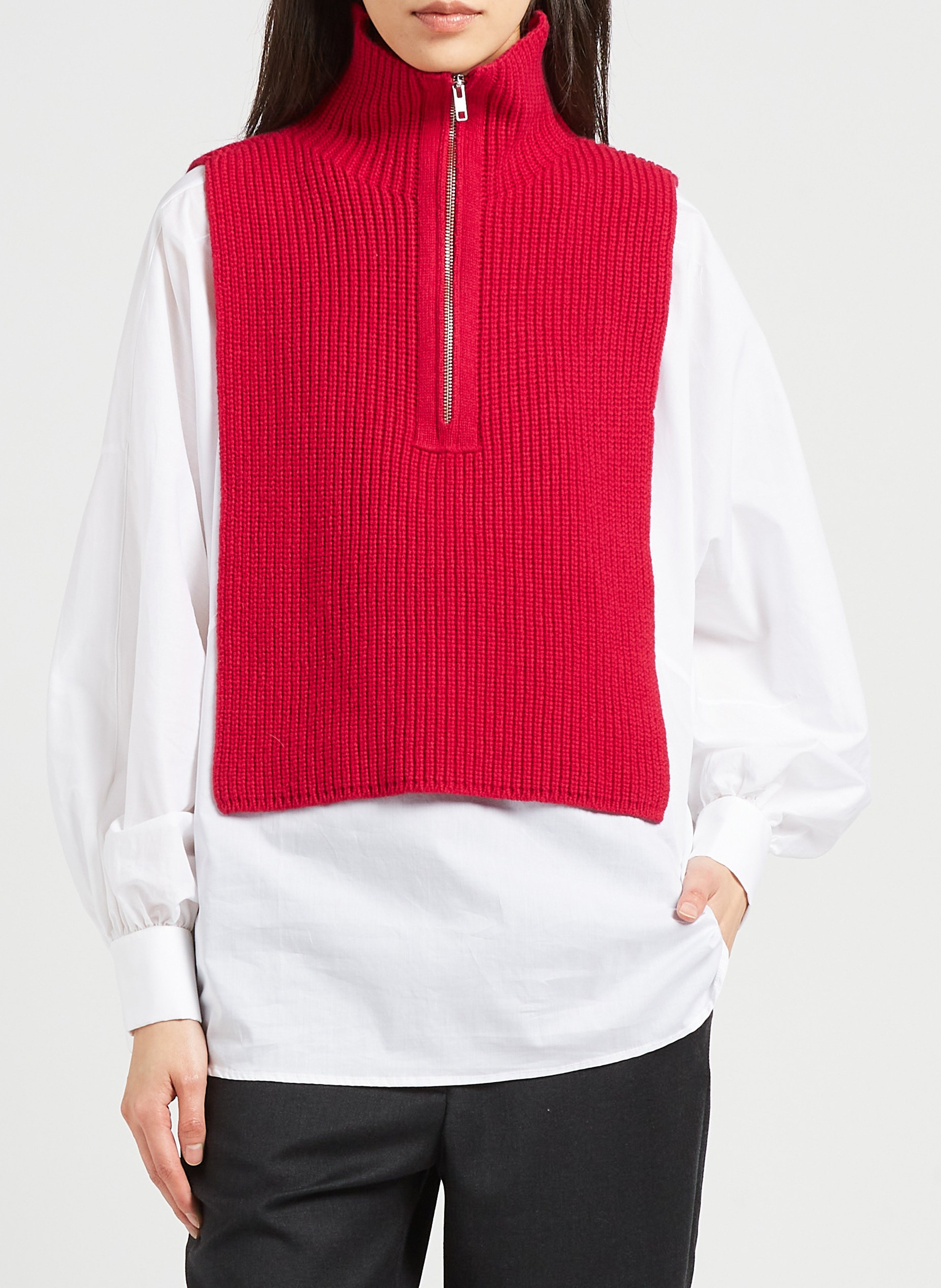 Wollen nekwarmer COLLECTORS CLUB Roze