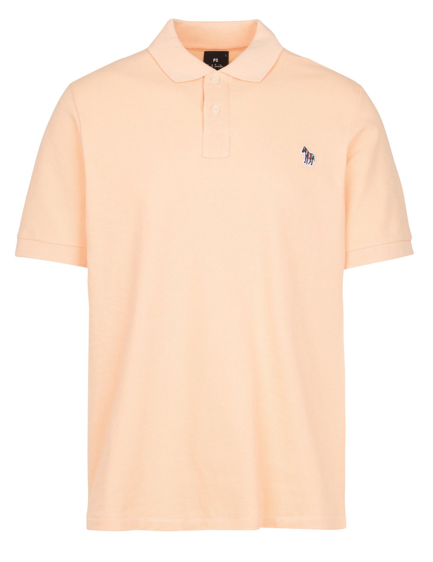 Straight organic cotton polo shirt PAUL SMITH Orange