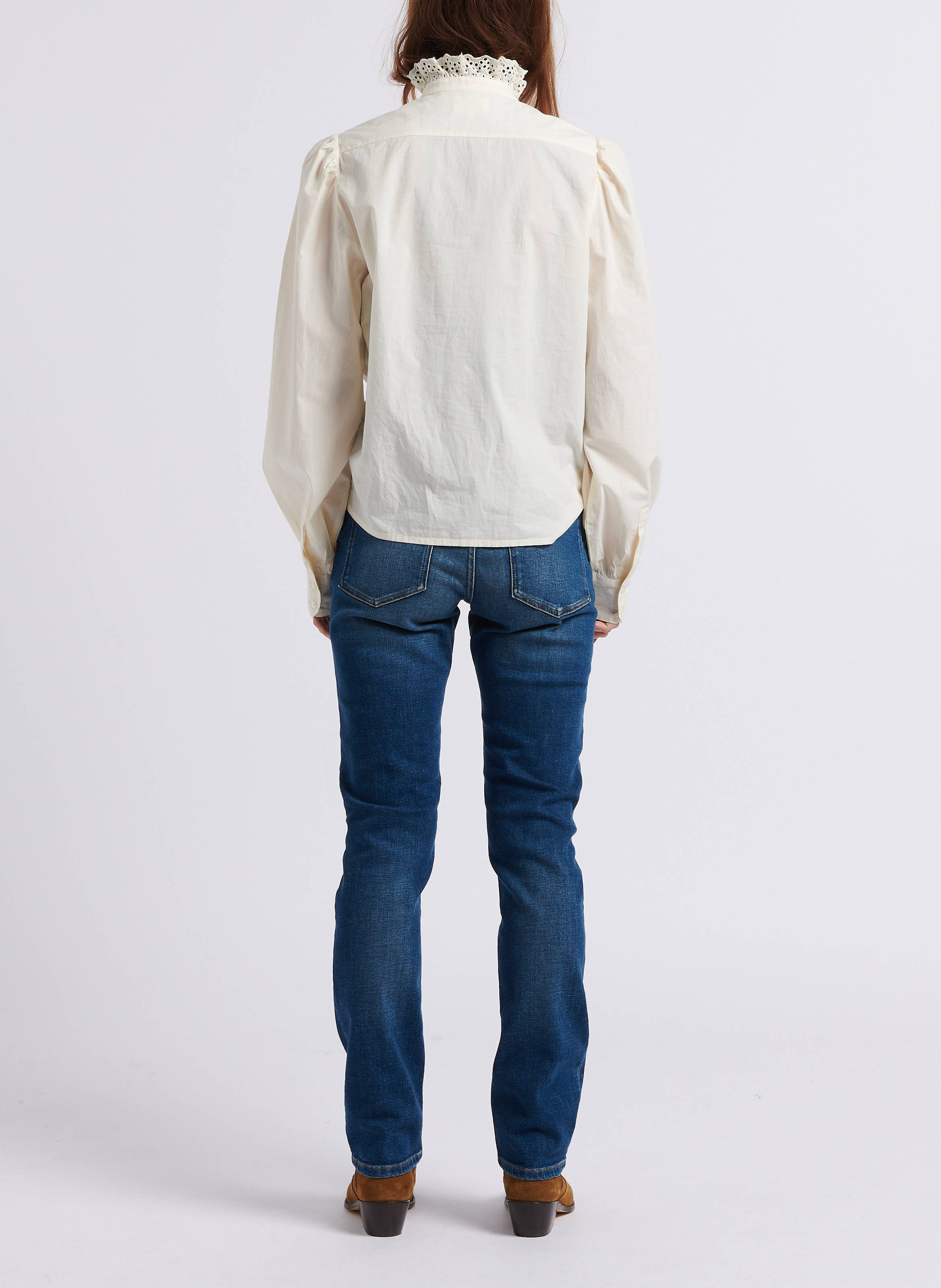 Straight Cut Jeans aus Baumwoll-Mix ACQUAVERDE Blau