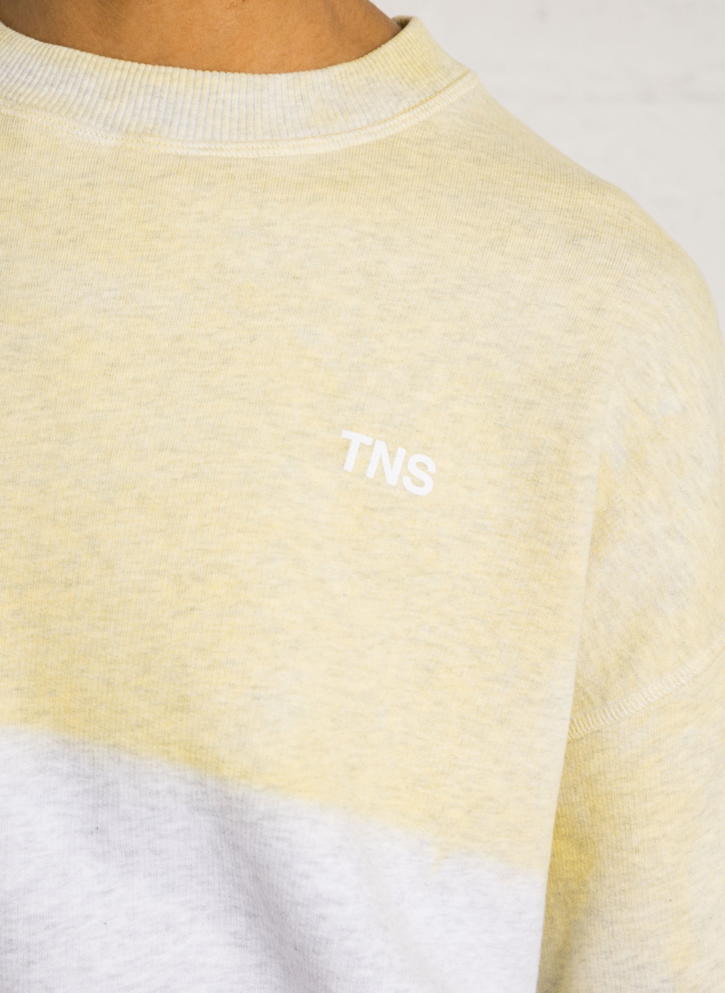 Oversized cotton sweatshirt with round neck THE NEW SOCIETY Multicolored