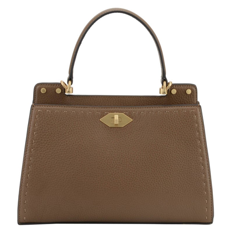 Handbag in calfskin Brown
