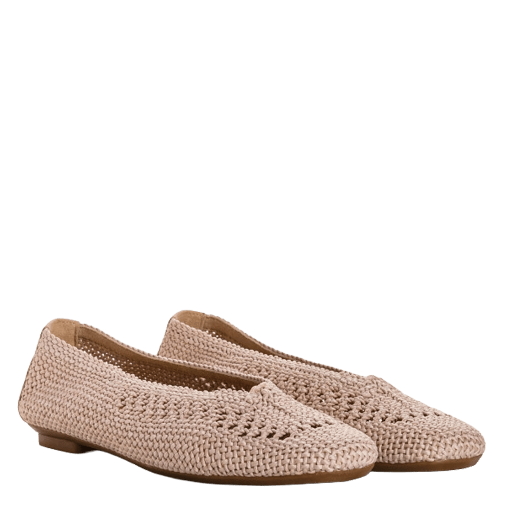 Ballerines tressées REQINS Marron