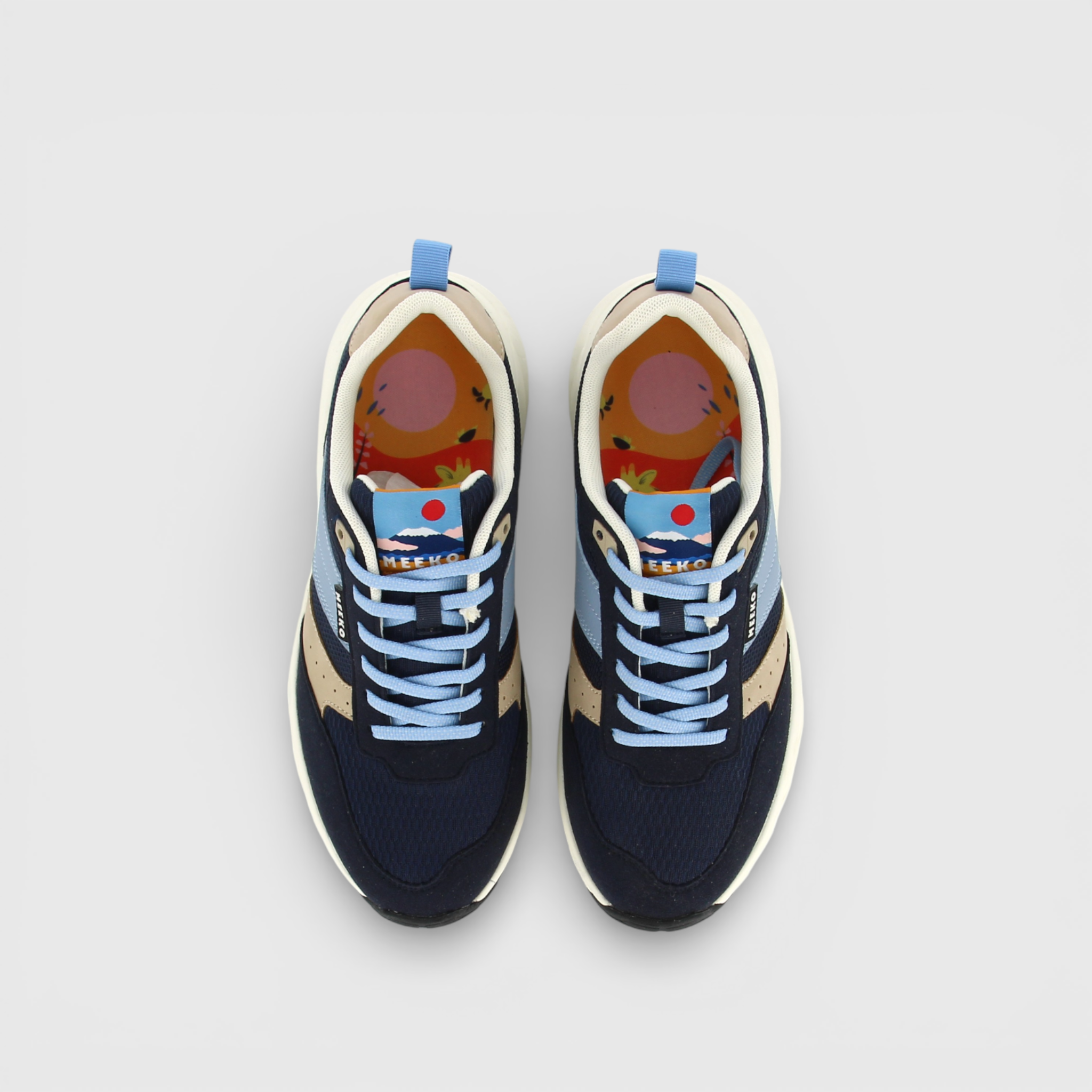 Baskets techniques et durables MEEKO Blanc