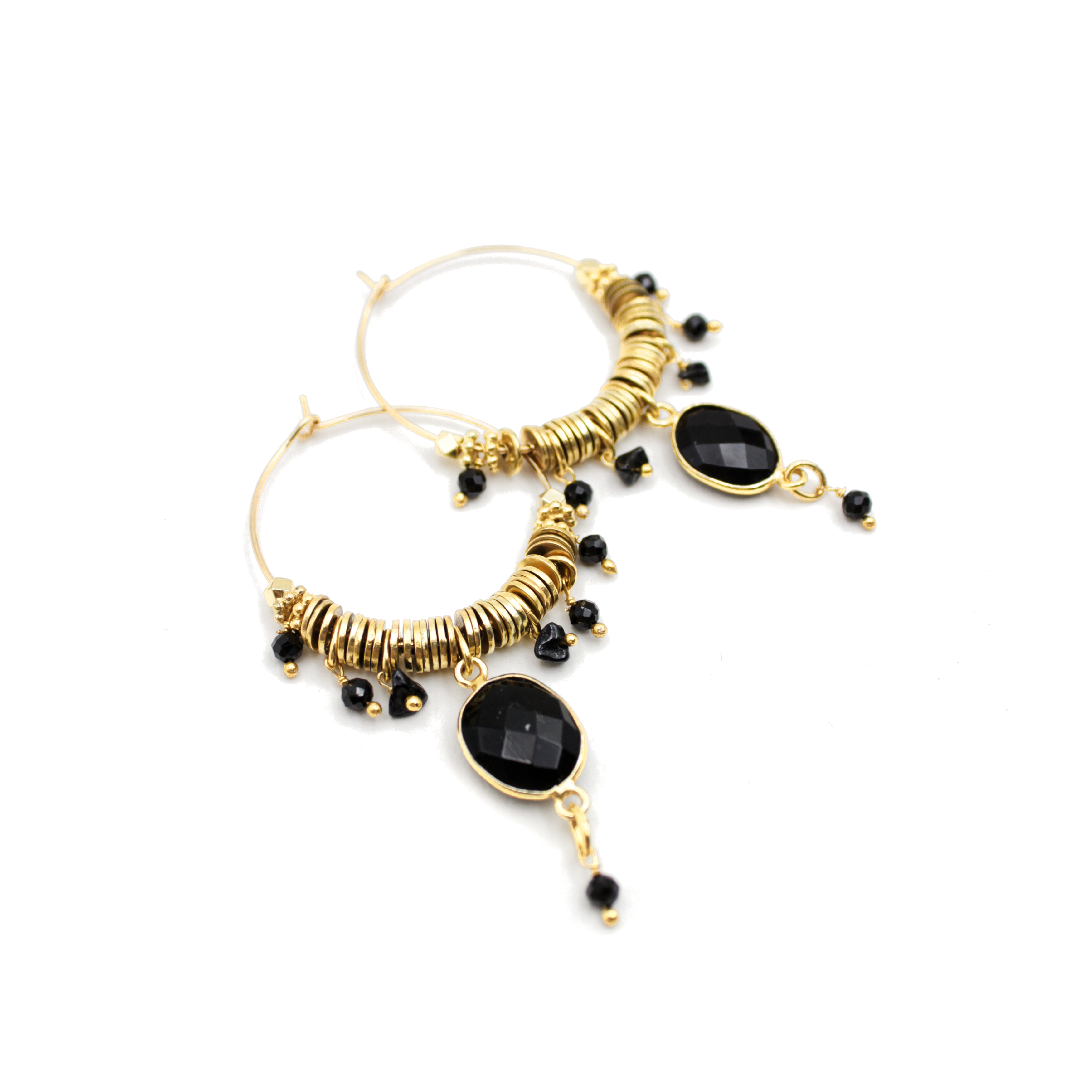 Créoles pierres - alba L'ATELIER DES DAMES Doré