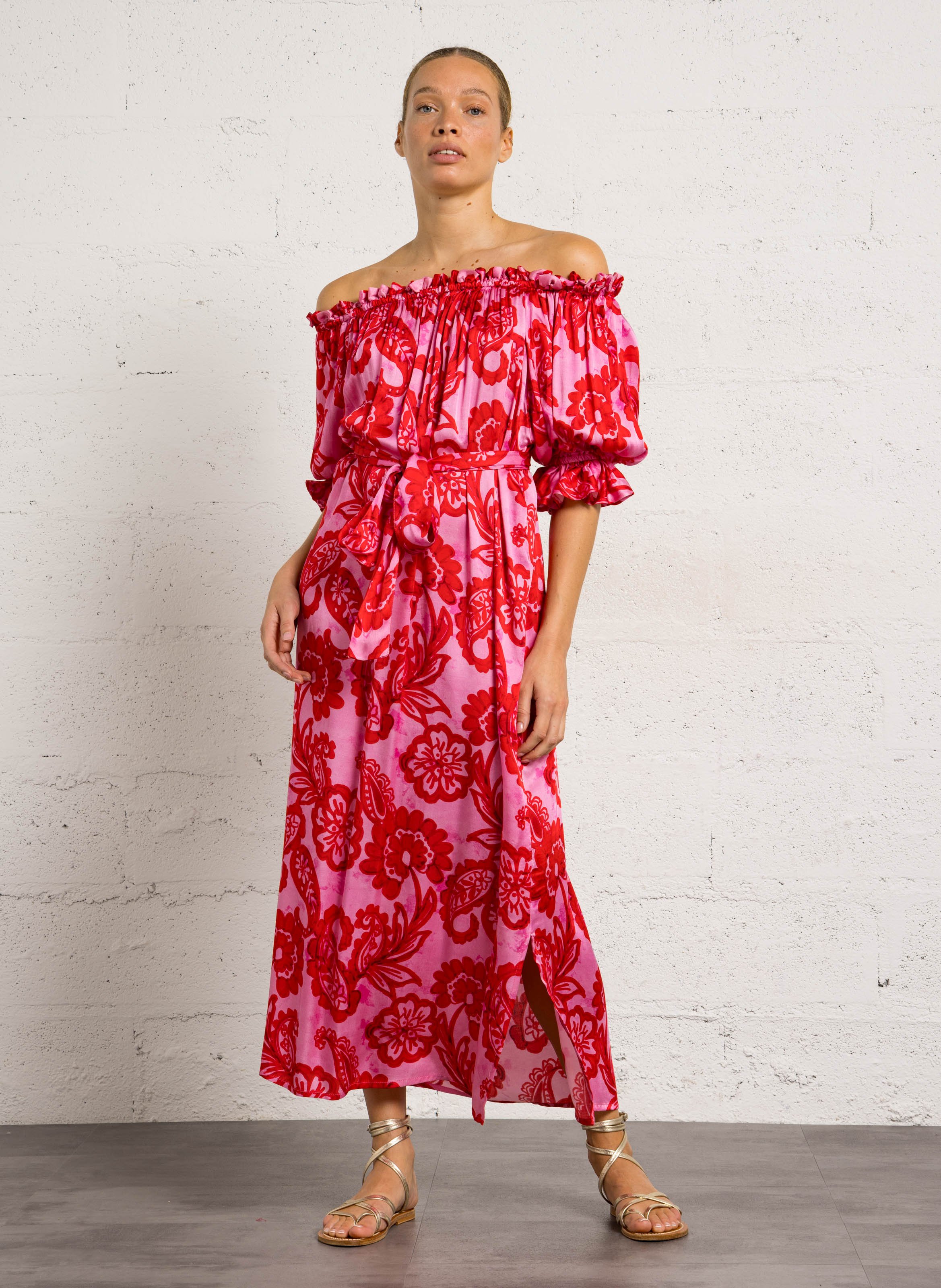 Dana long printed dress SUNDRESS Multicolored