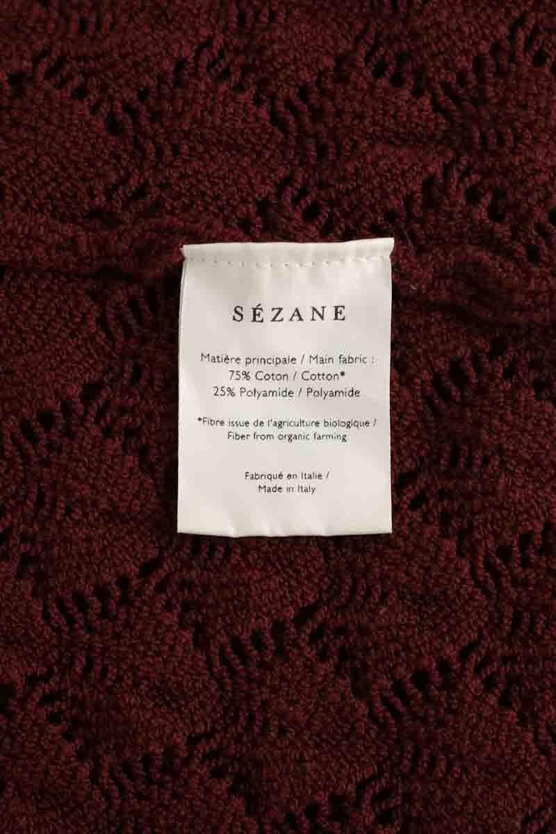 Top sans manche SEZANE - Seconde main Rouge