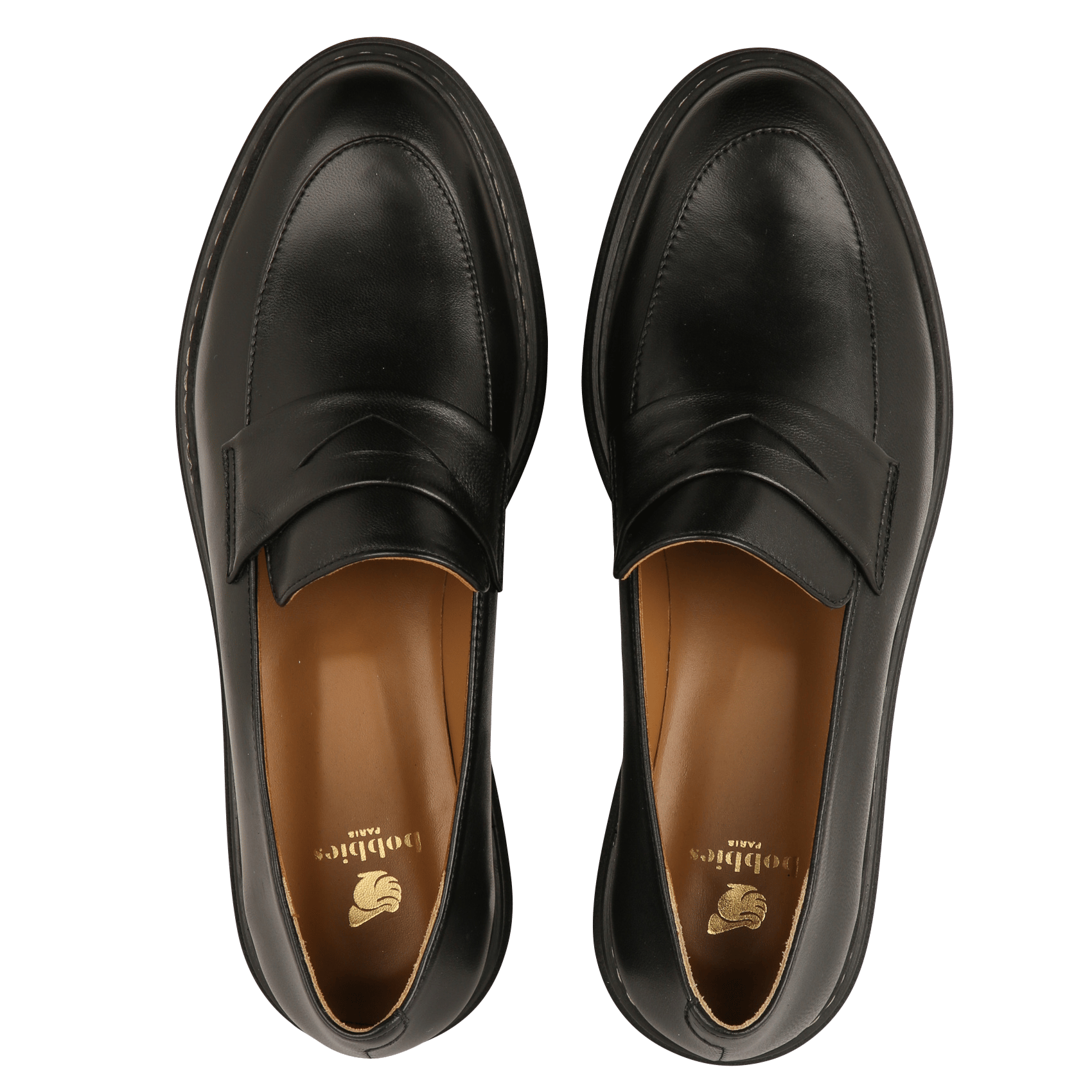 Mocassins en cuir BOBBIES Noir