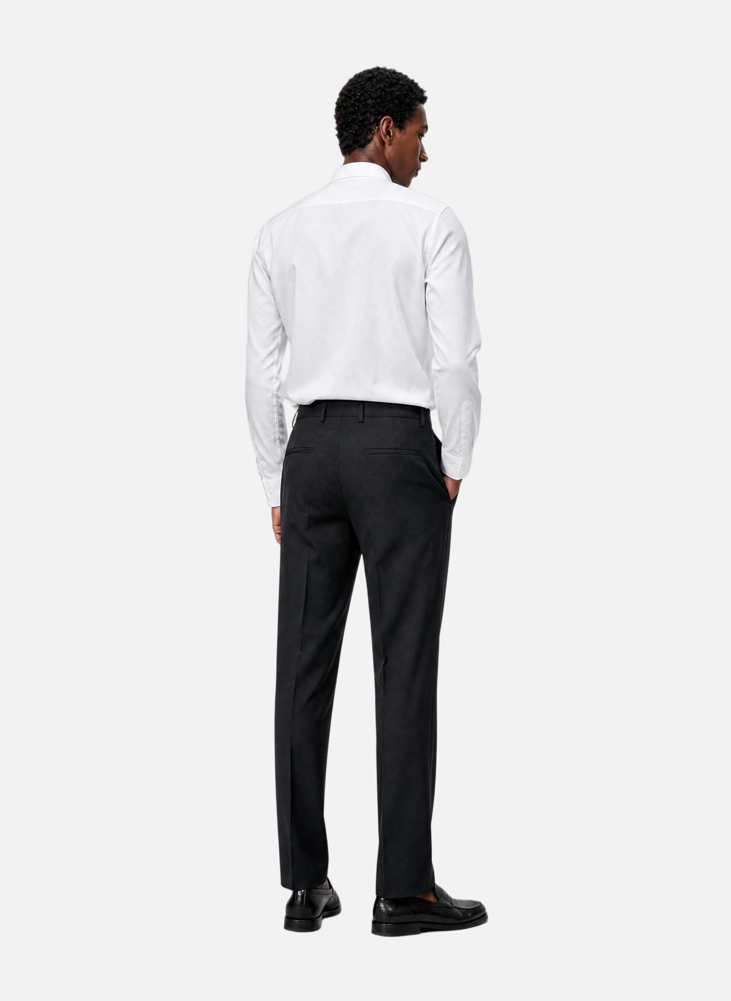 Straight wool suit trousers THE KOOPLES Grey