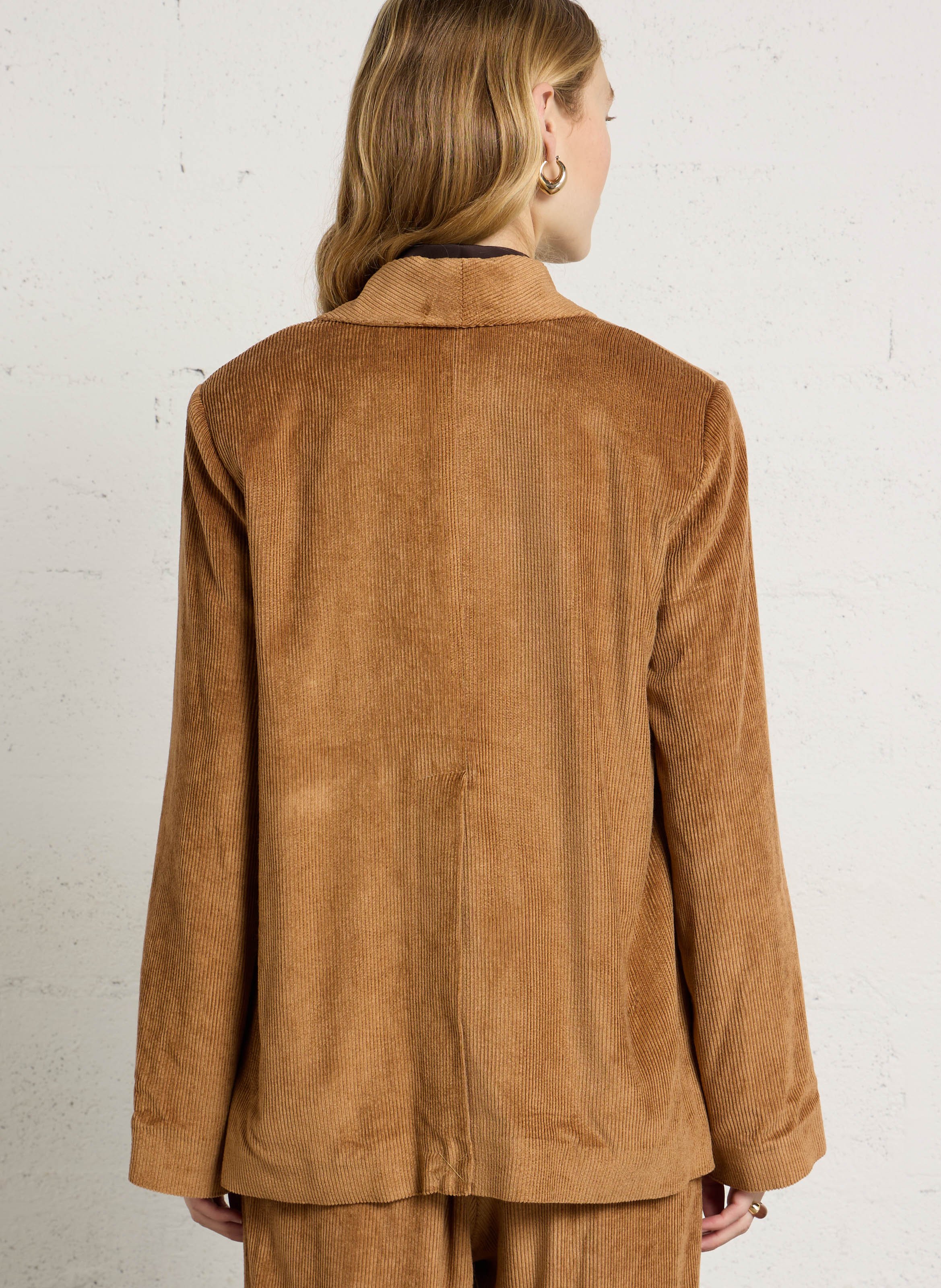 Oversized tailored blazer | Brown MOMONI Women