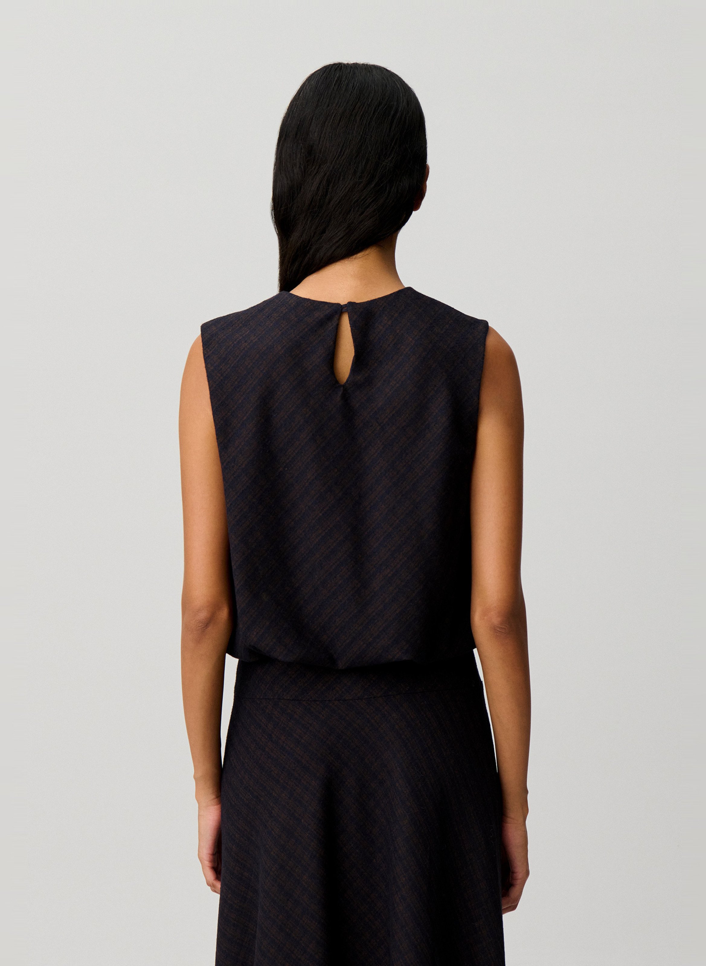 Top sans manches en jacquard CLAUDIE PIERLOT Multicolore