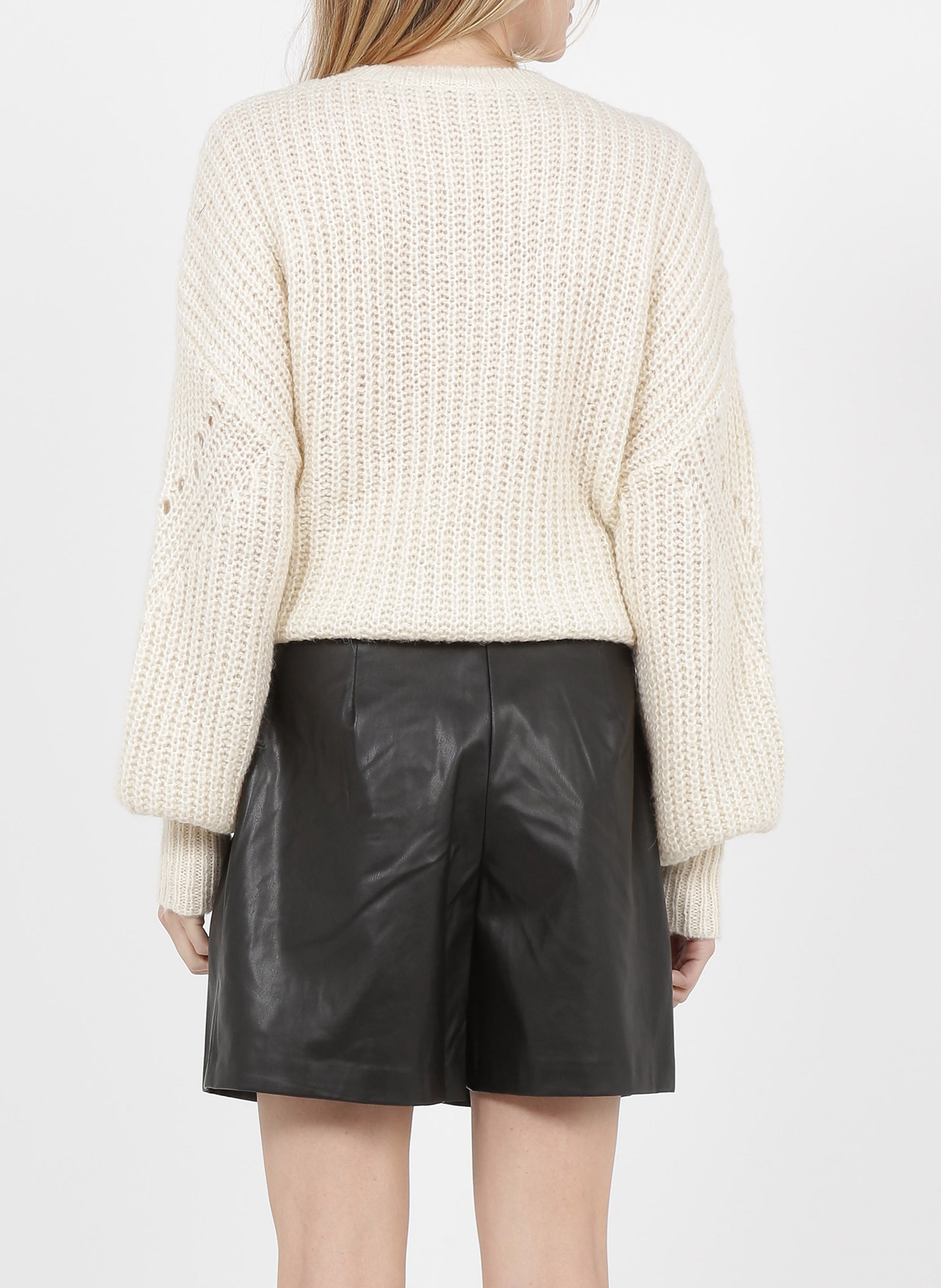 Flared shorts VILA Black