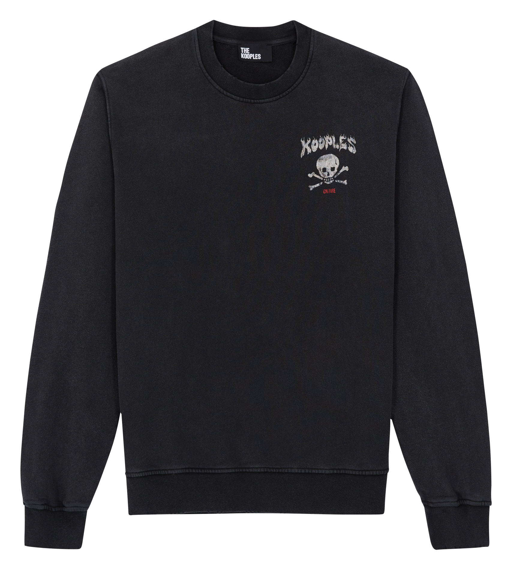 Katoenen sweater met zeefdruk THE KOOPLES Blauw