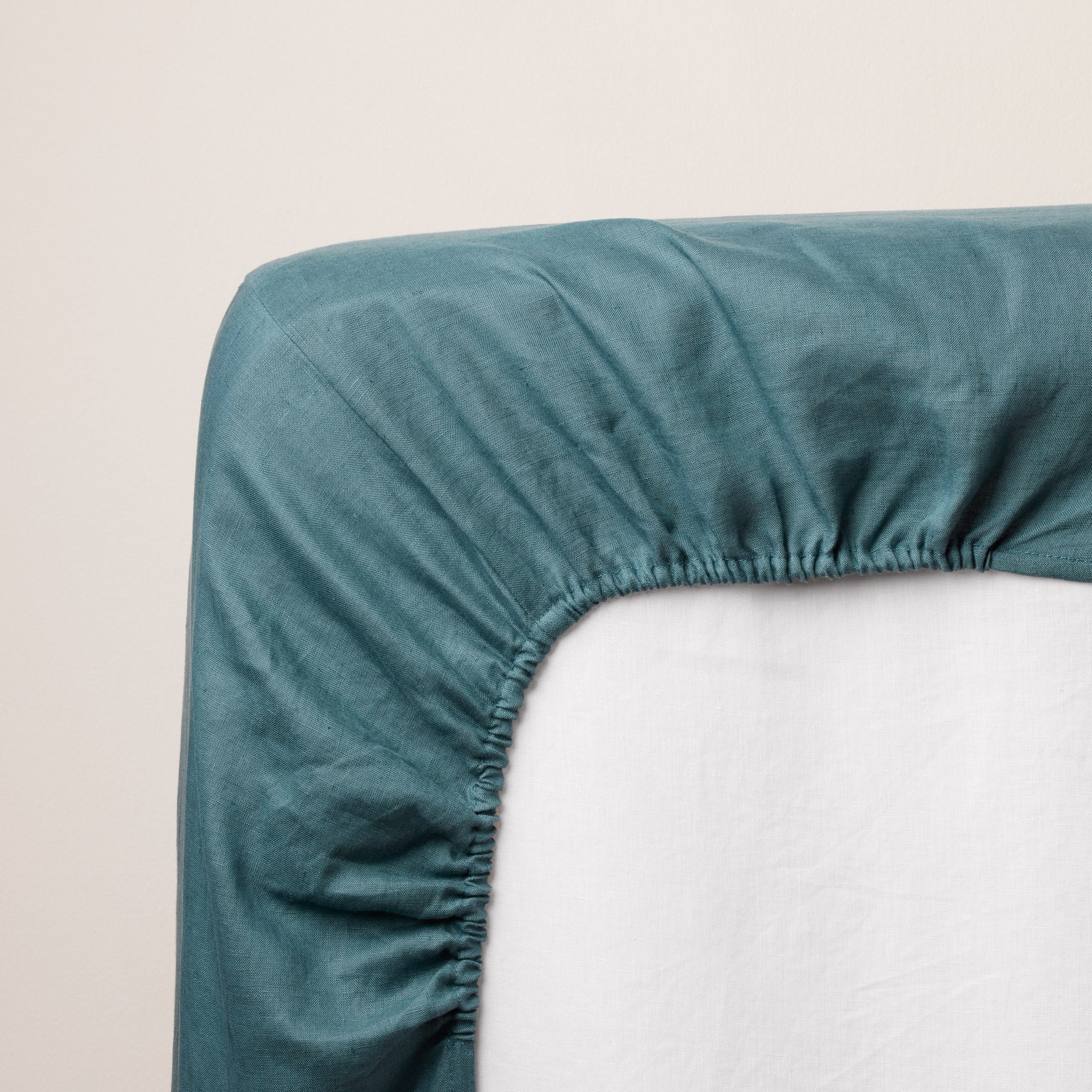 LOU - Cotton fitted sheet MADURA Blue