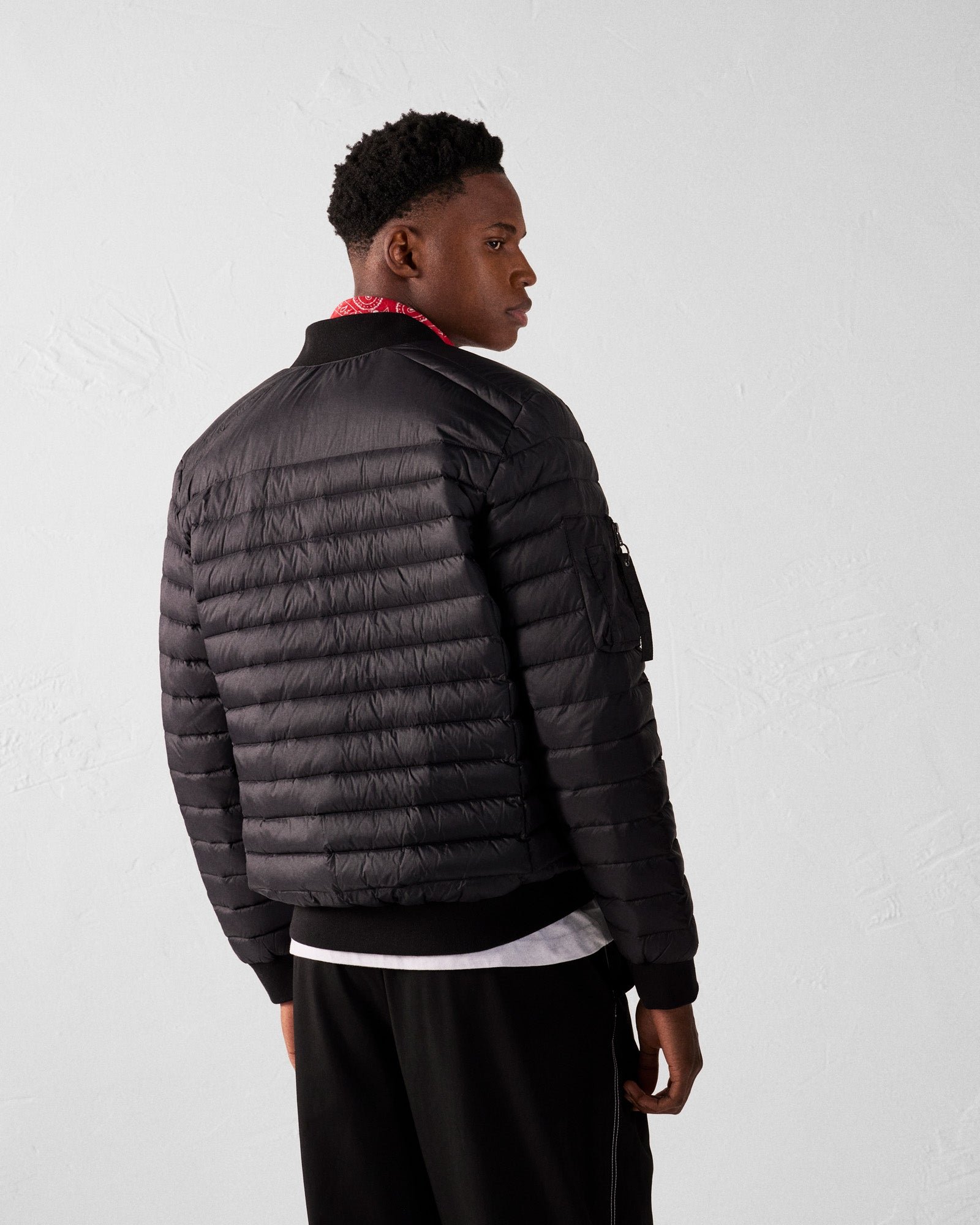 Lightweight bomber jacket Ryan JOTT Black