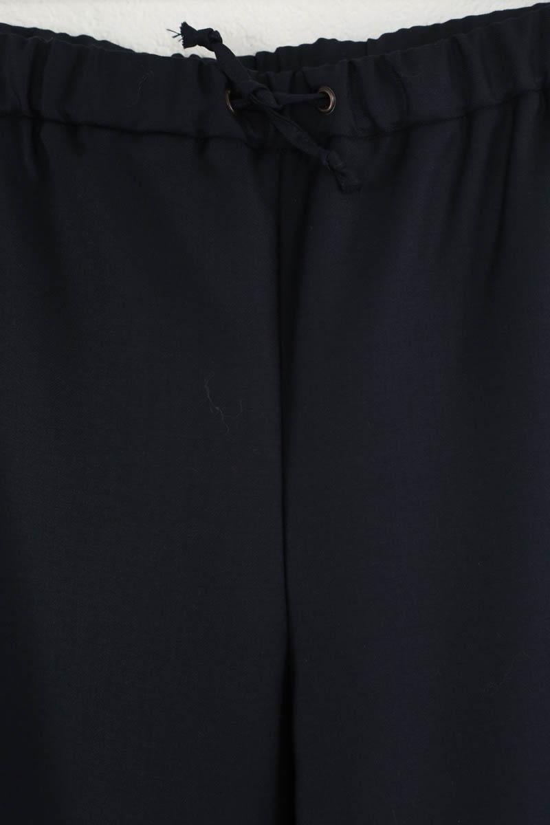 Alpha slim wool trousers CHLOE STORA - SECONDE MAIN Black