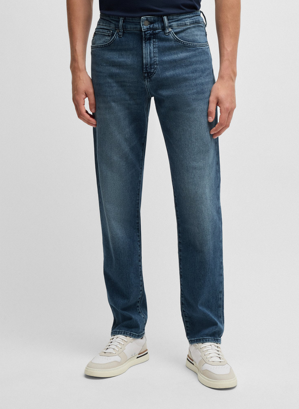Regular-fit stonewashed jeans BOSS Blue