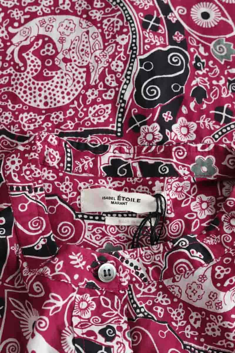 Cotton blouse ISABEL MARANT ÉTOILE - SECONDE MAIN Pink