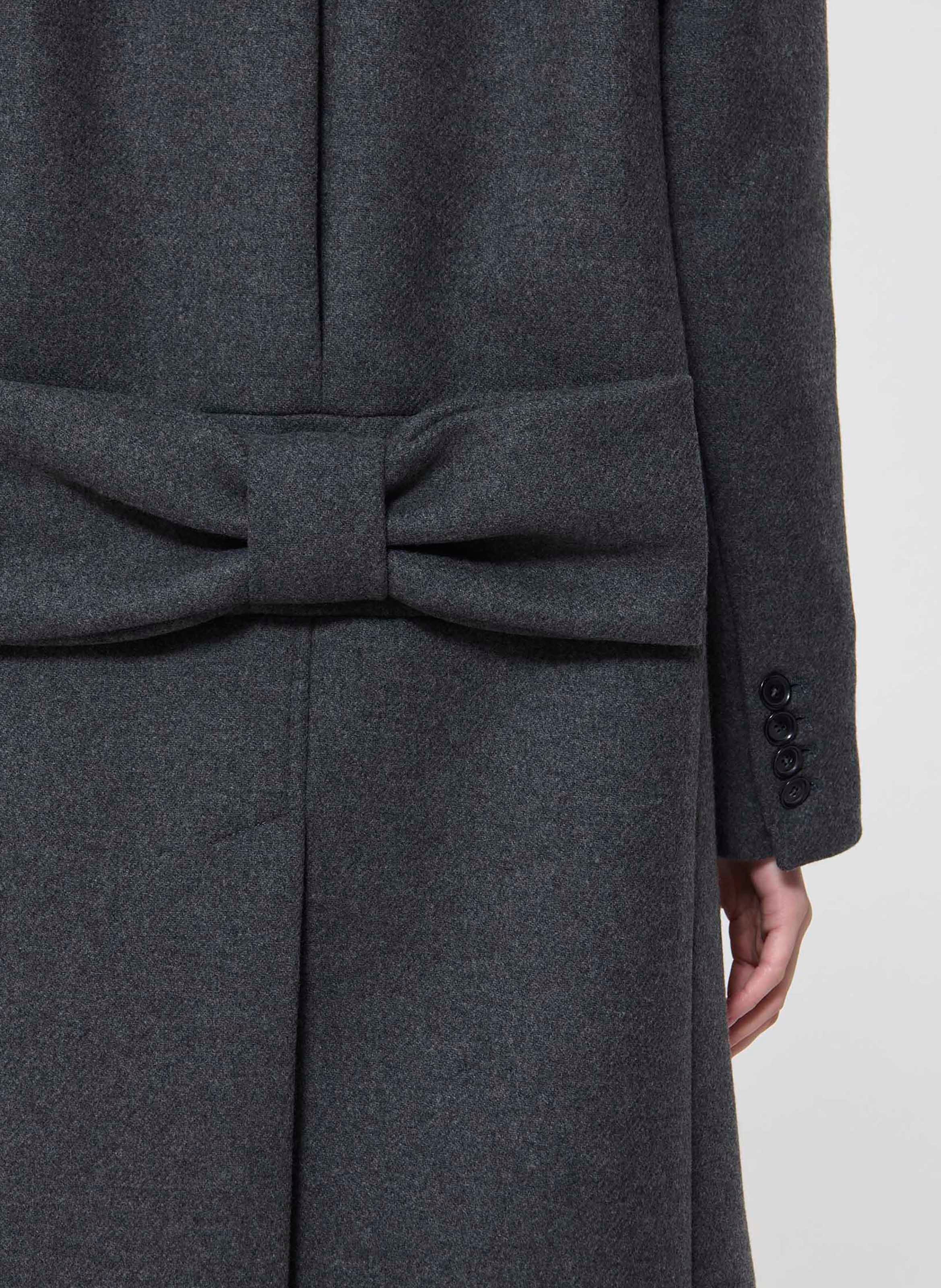 Straight wool-blend coat with classic collar TARA JARMON Grey