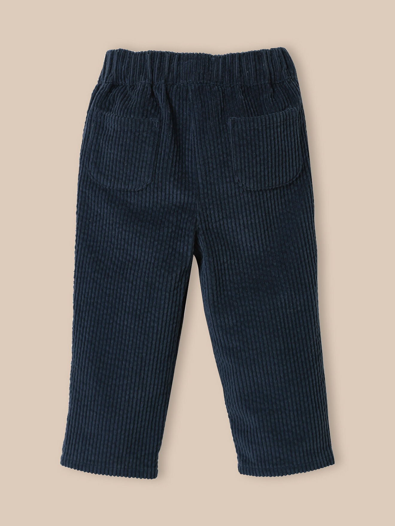 Corduroy pants in wide wales CYRILLUS Blue