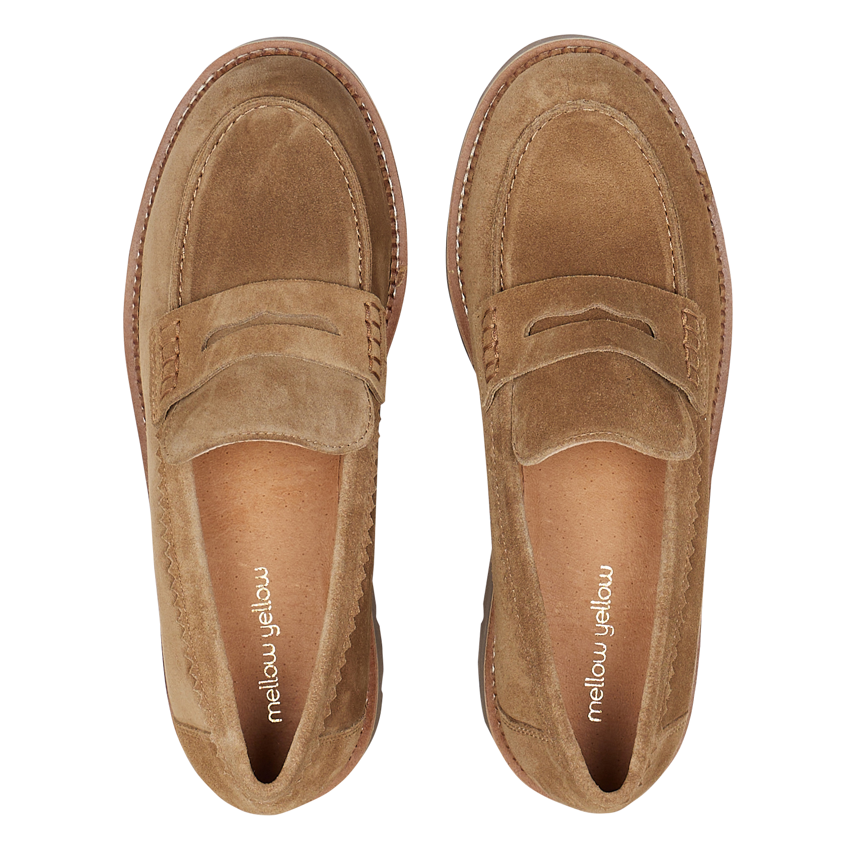 Mocassins en cuir MELLOW YELLOW Beige