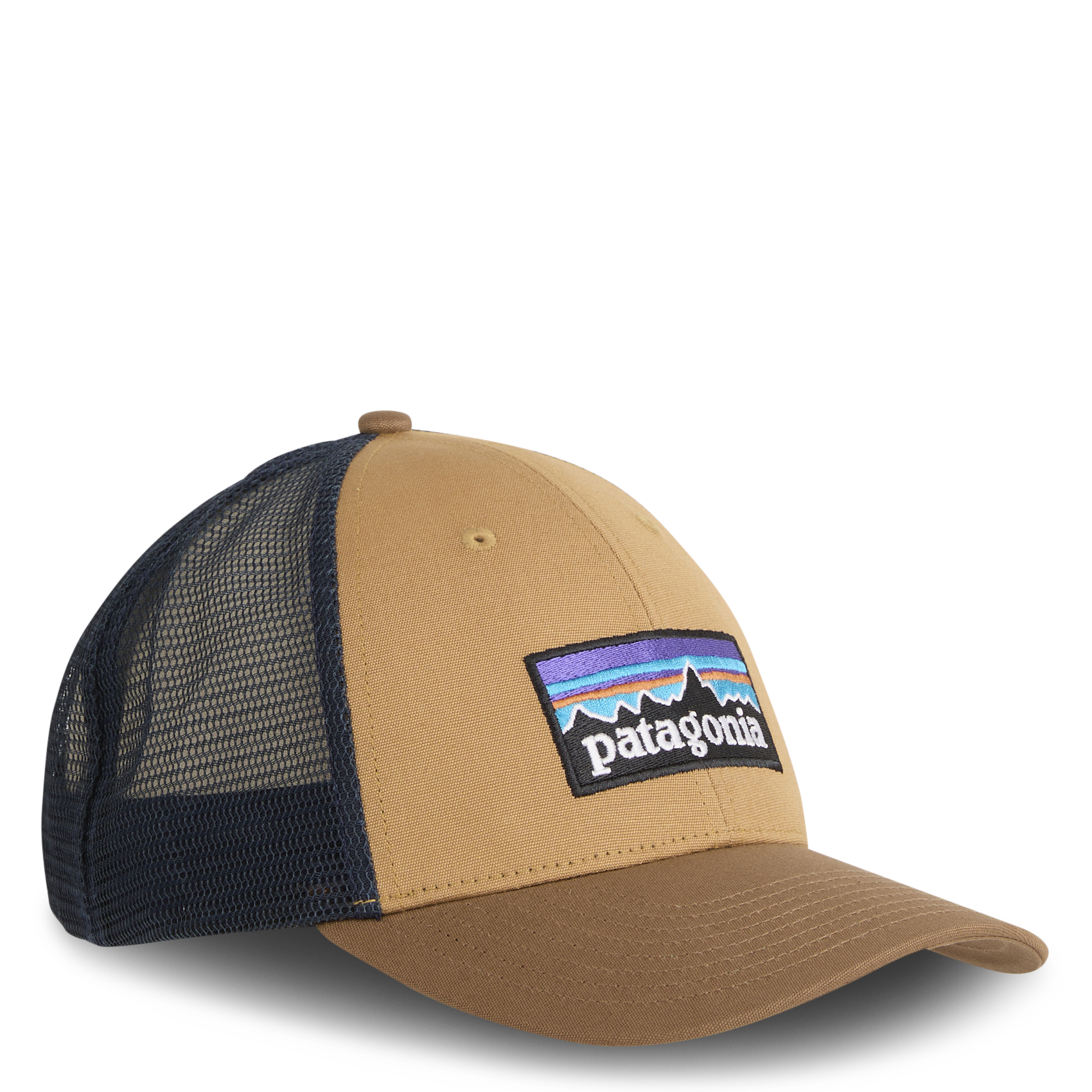 Embroidered cotton and mesh cap PATAGONIA