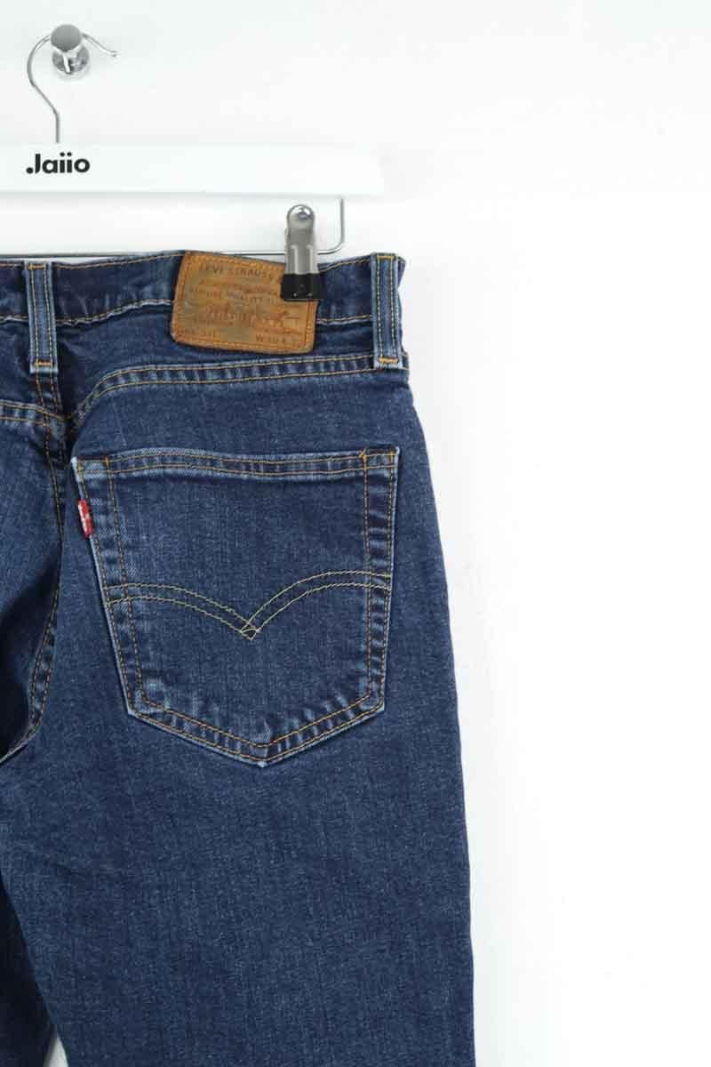 Cotton straight jeans LEVI'S - Seconde main Blue