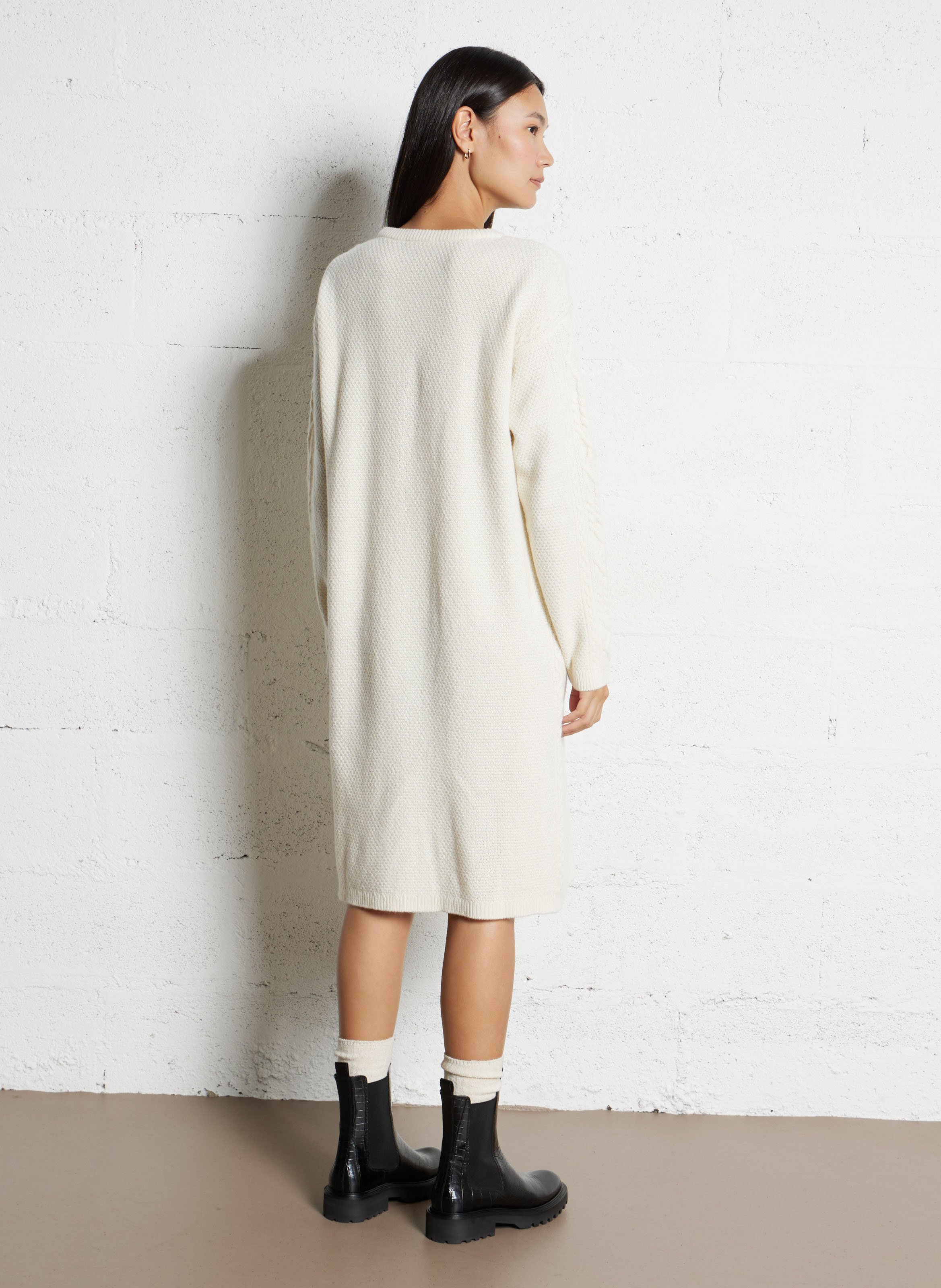 Lederstiefeletten mit Kroko-Prägung BILLI BI Schwarz