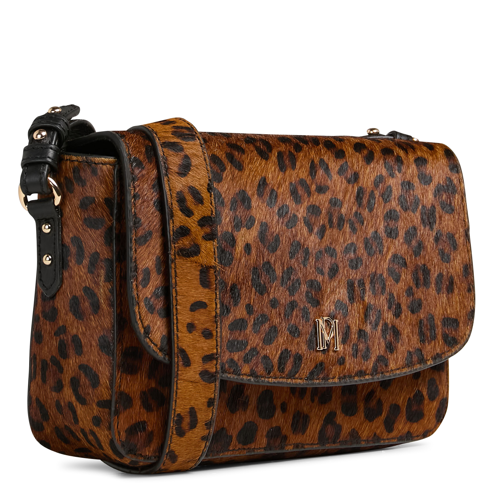 Plain leather shoulder bag PETITE MENDIGOTE Brown