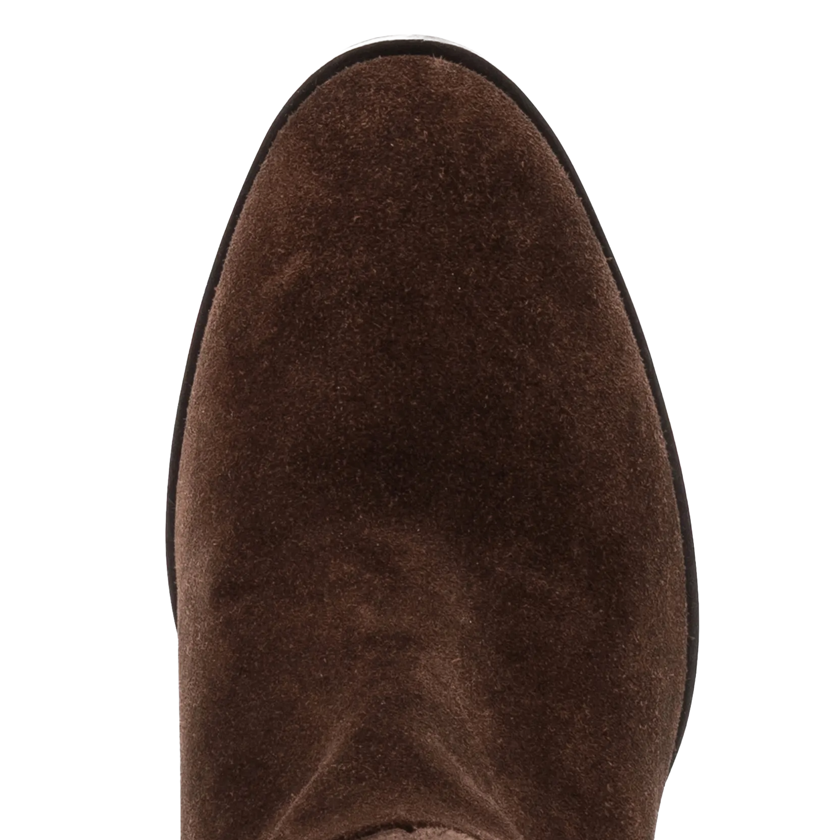 Velour leather high boots BOCAGE Brown