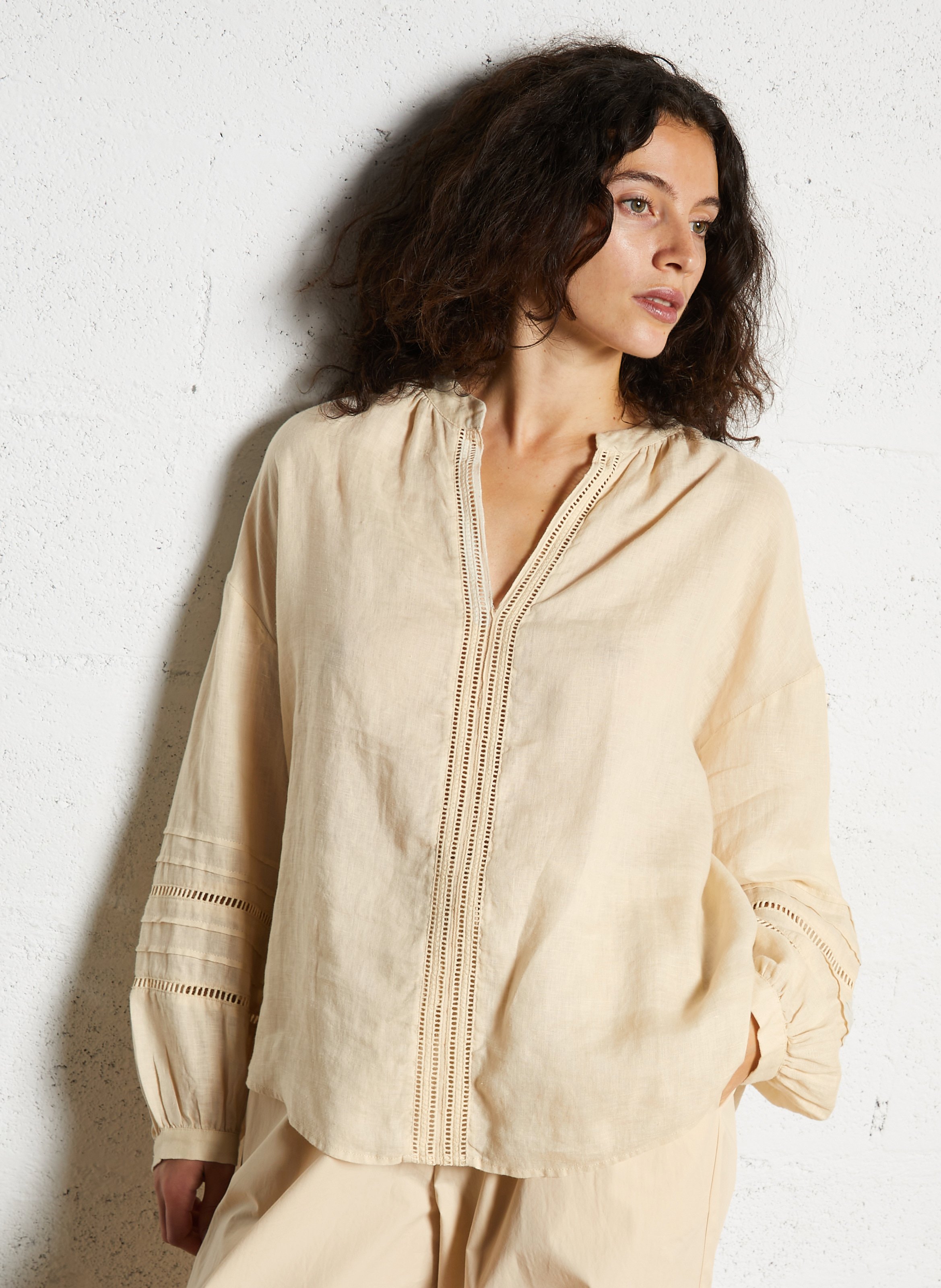 Weite Leinenbluse JC SOPHIE