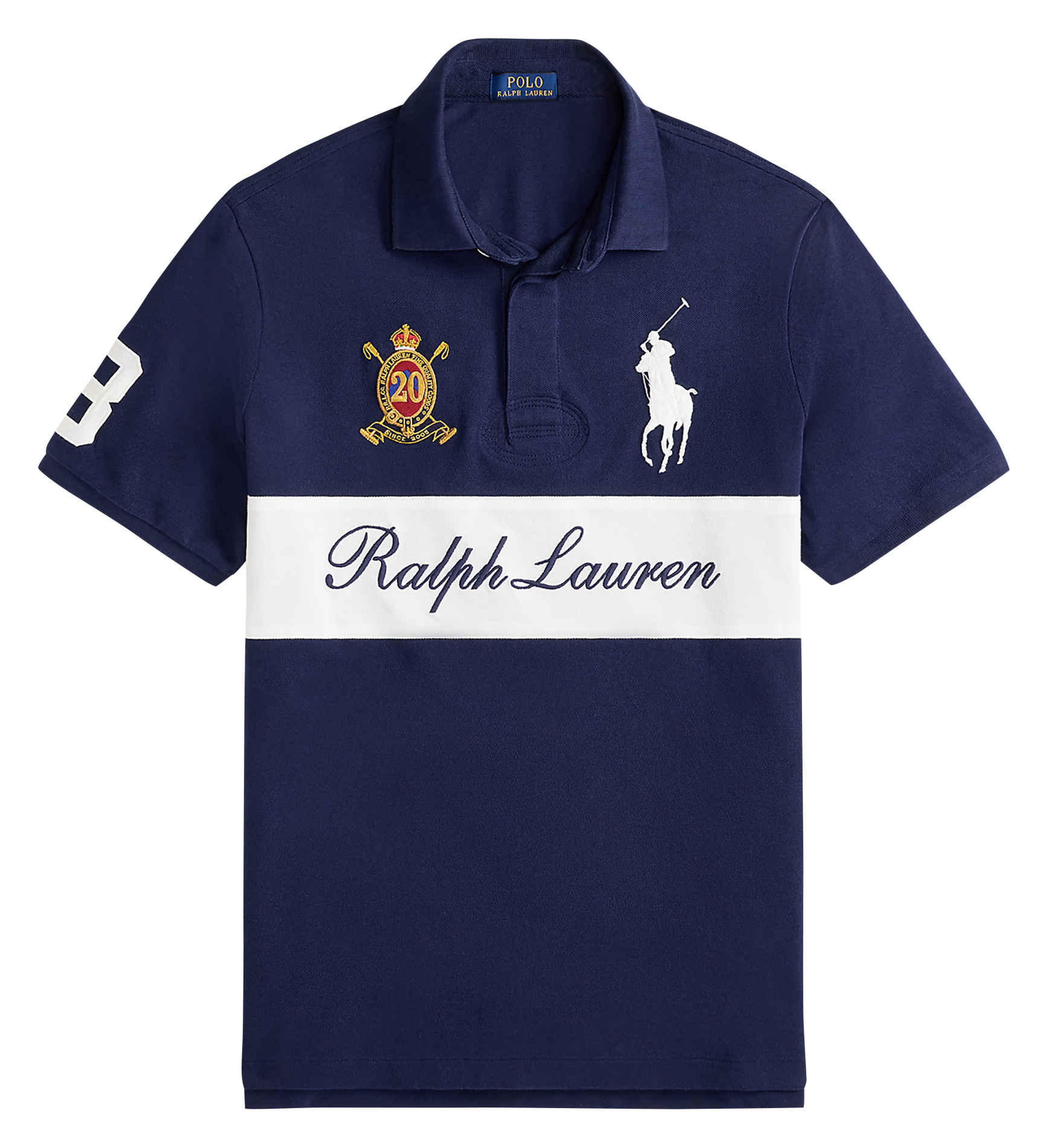 Straight cotton polo shirt POLO RALPH LAUREN Blue