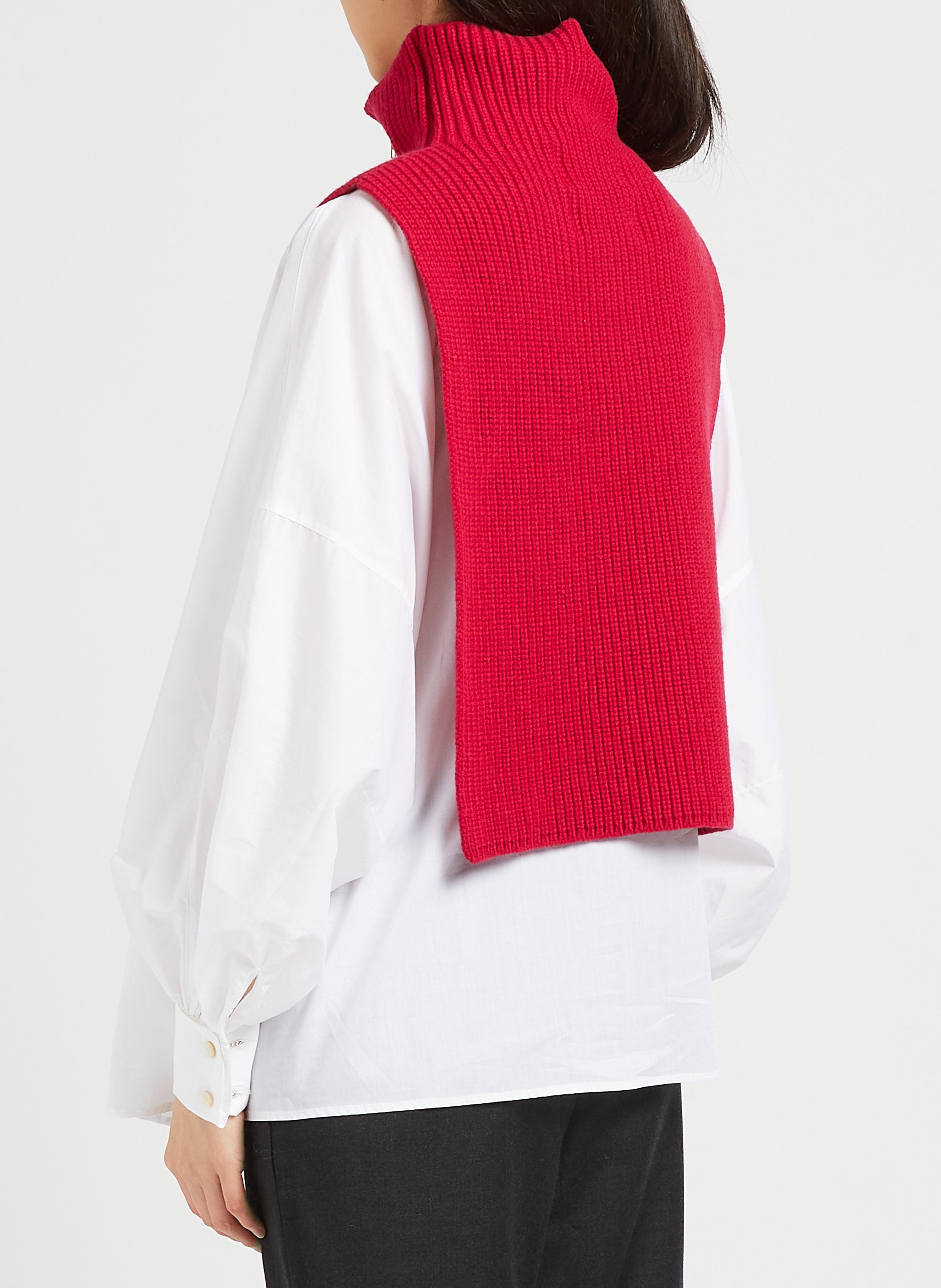 Wollen nekwarmer COLLECTORS CLUB Roze