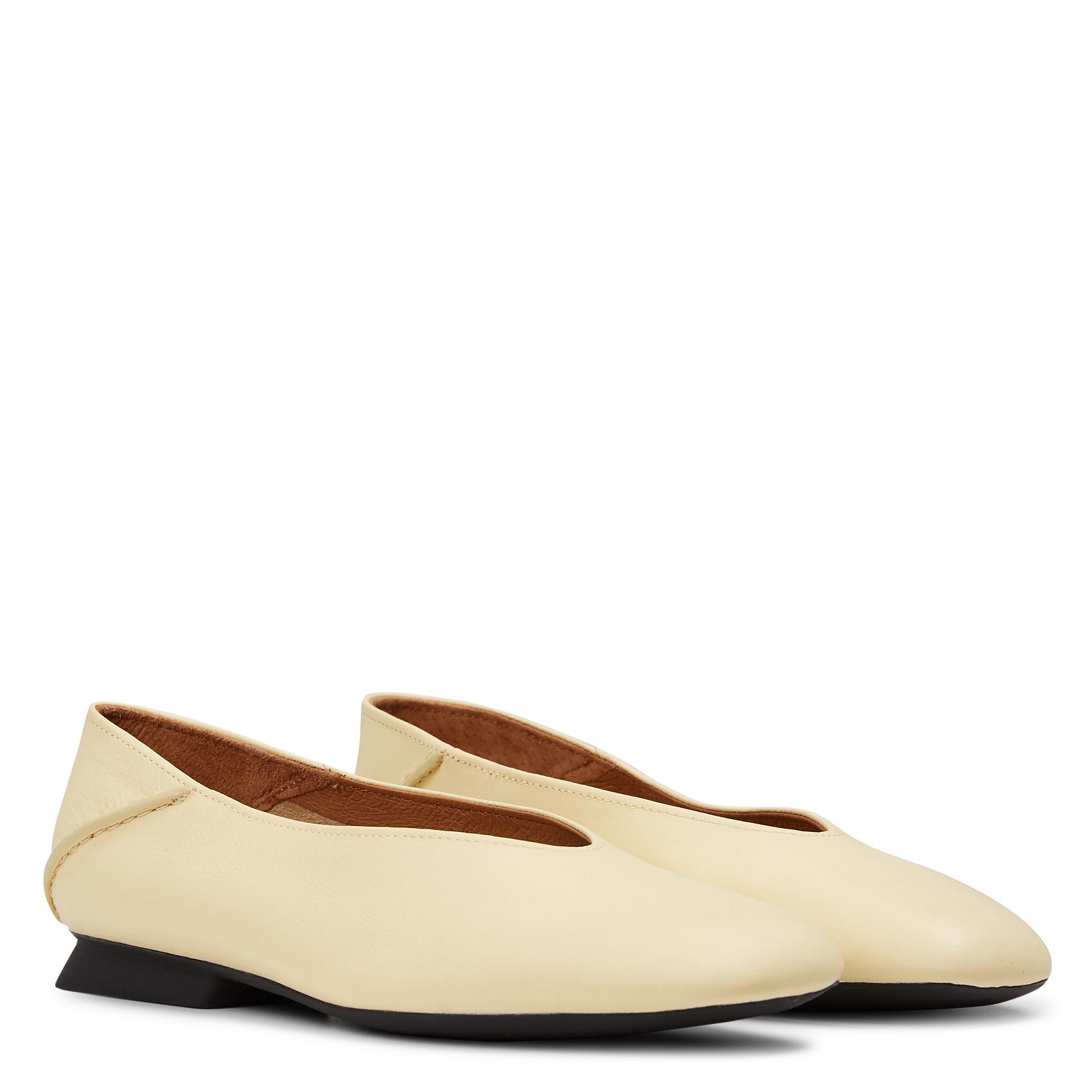Ballerines en cuir CAMPER Jaune
