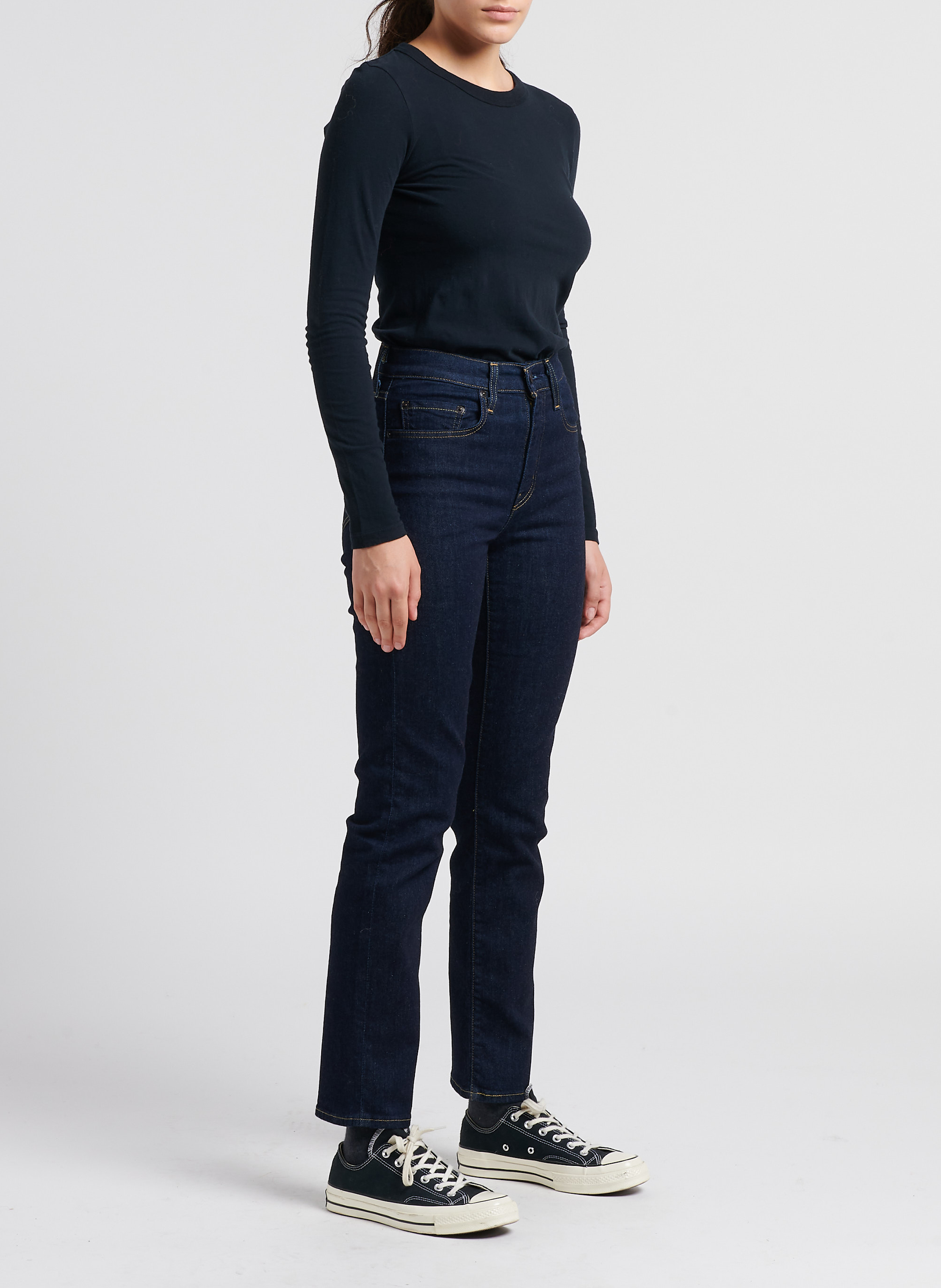 Round-neck cotton T-shirt AMERICAN VINTAGE Black