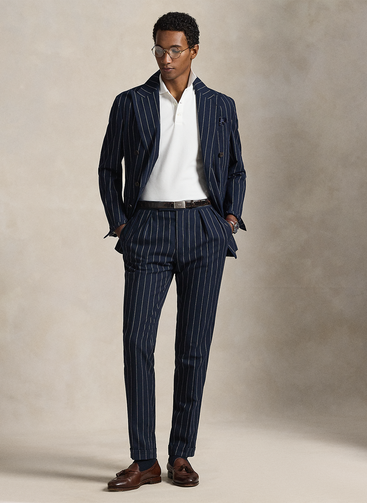 Slim-fit polo - katoenblend POLO RALPH LAUREN Wit