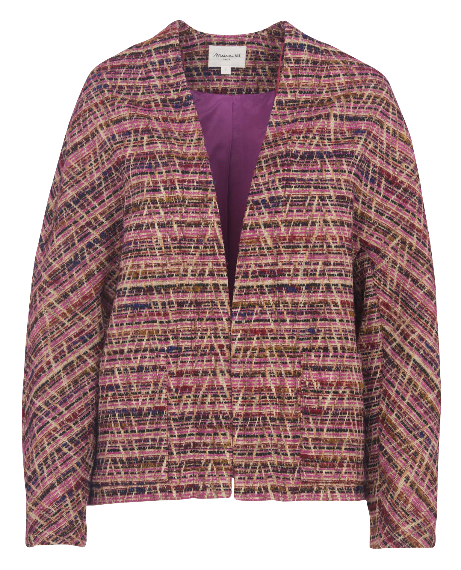 Veste en tweed MAISON 123 Violet