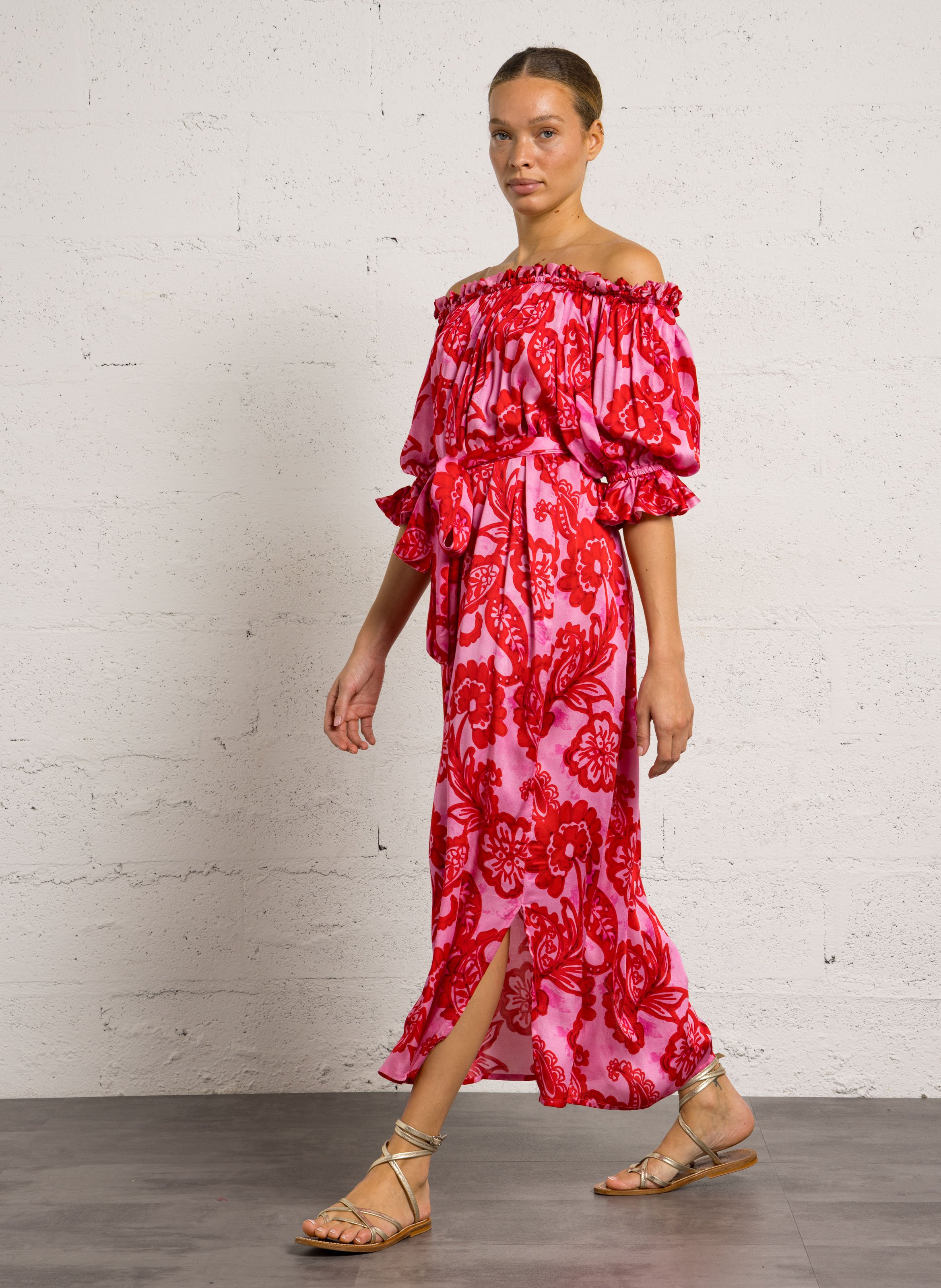 Dana long printed dress SUNDRESS Multicolored