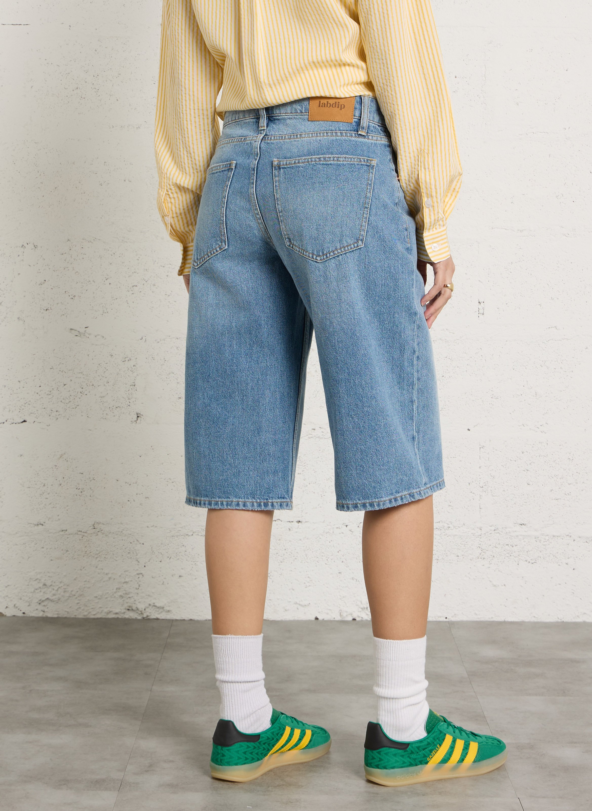 Baumwoll-Bermudas LAB DIP Blau