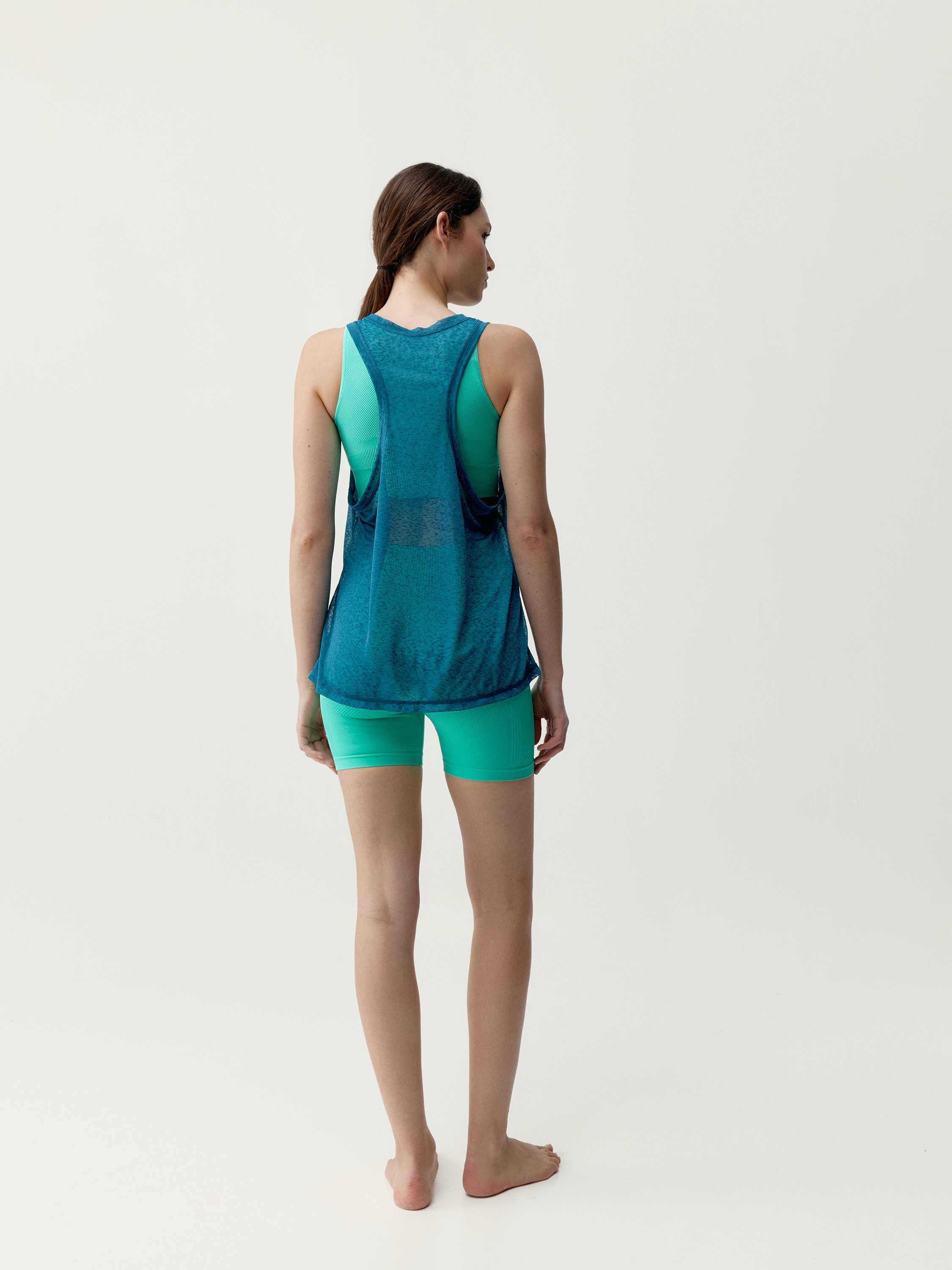 Sleeveless Performance Sports T-Shirt BORN Green